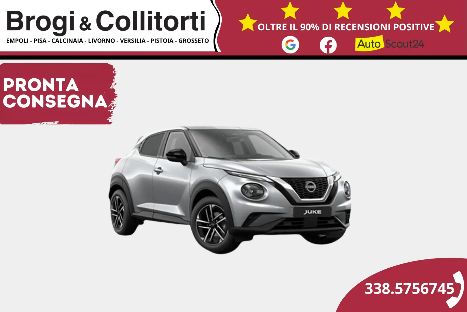 Nissan Juke JUke 1.6 HEV Acenta Grigio - 1