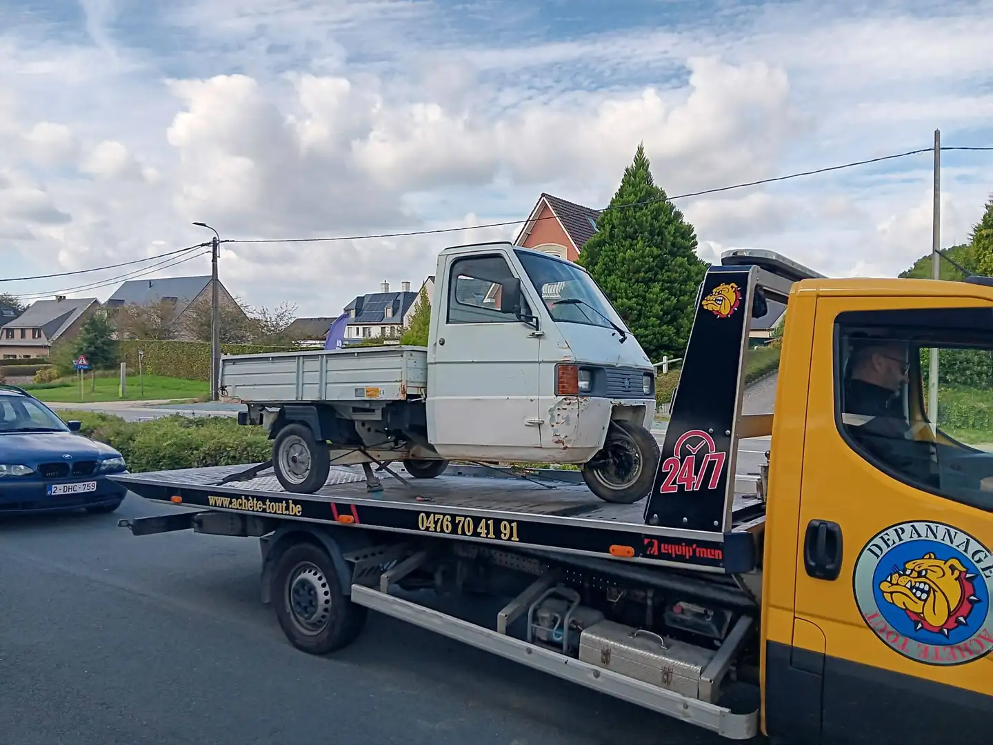 Piaggio Ape Plateau élévateur Weiß - 1
