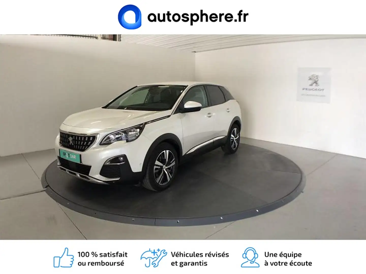 Peugeot 3008 1.5 BlueHDi 130ch E6.c Allure S&S Blanc - 1