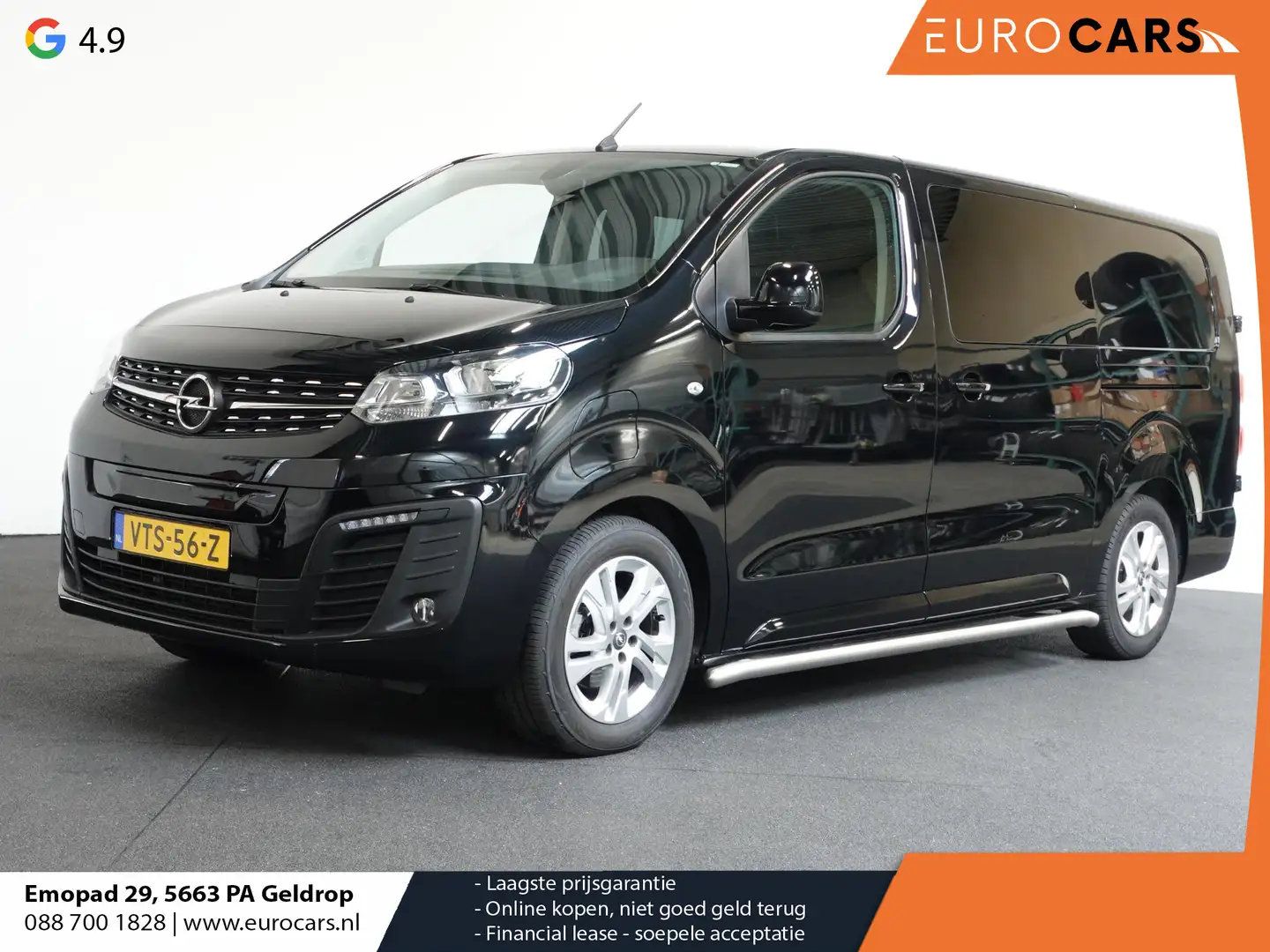 Opel Vivaro-e L3 75 kWh 6-Persoons Dubbele Cabine Lang Automaat Negru - 1