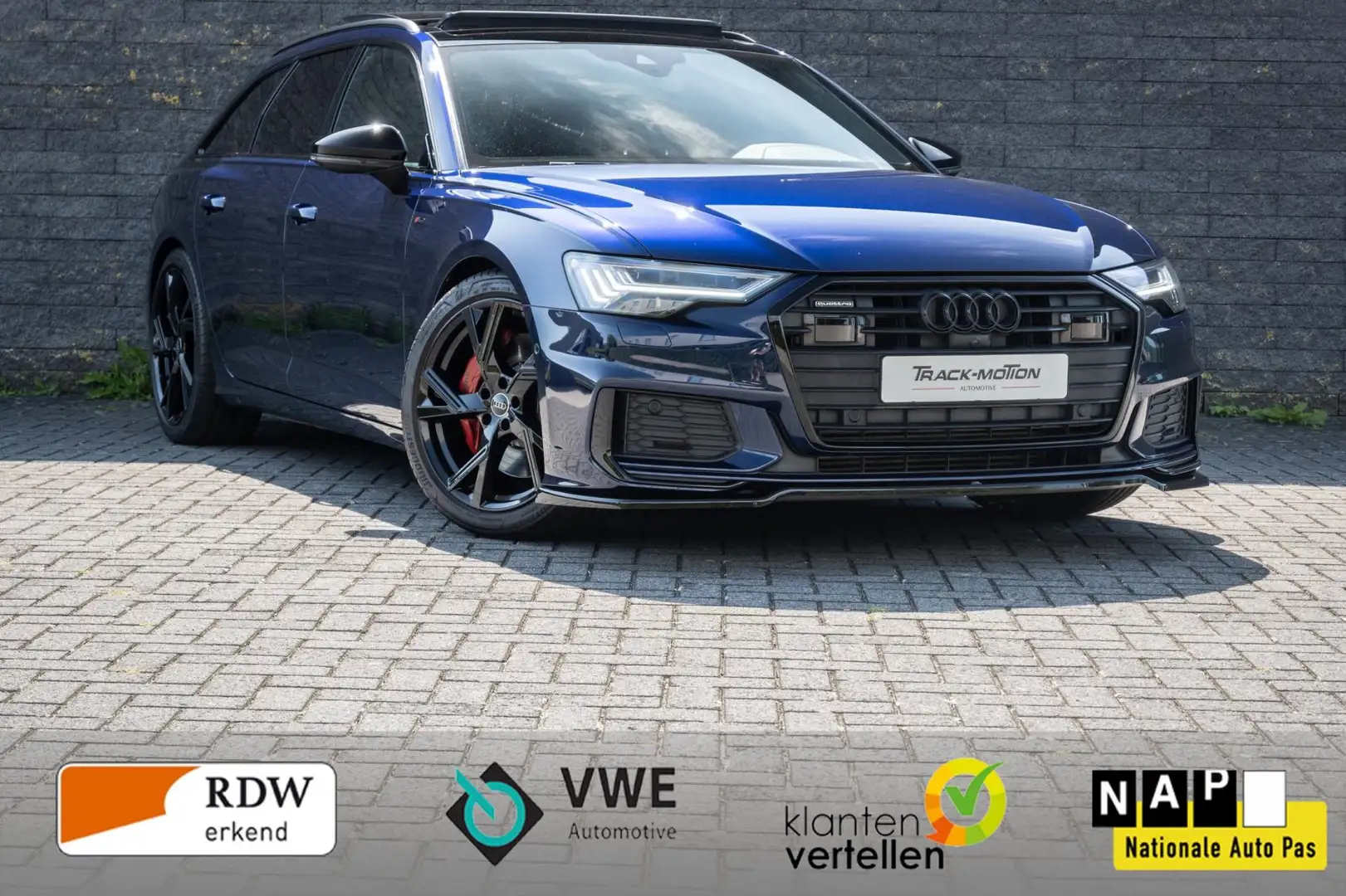 Audi A6 Avant 55 TFSI e quattro Competition Panoramadak Bleu - 1