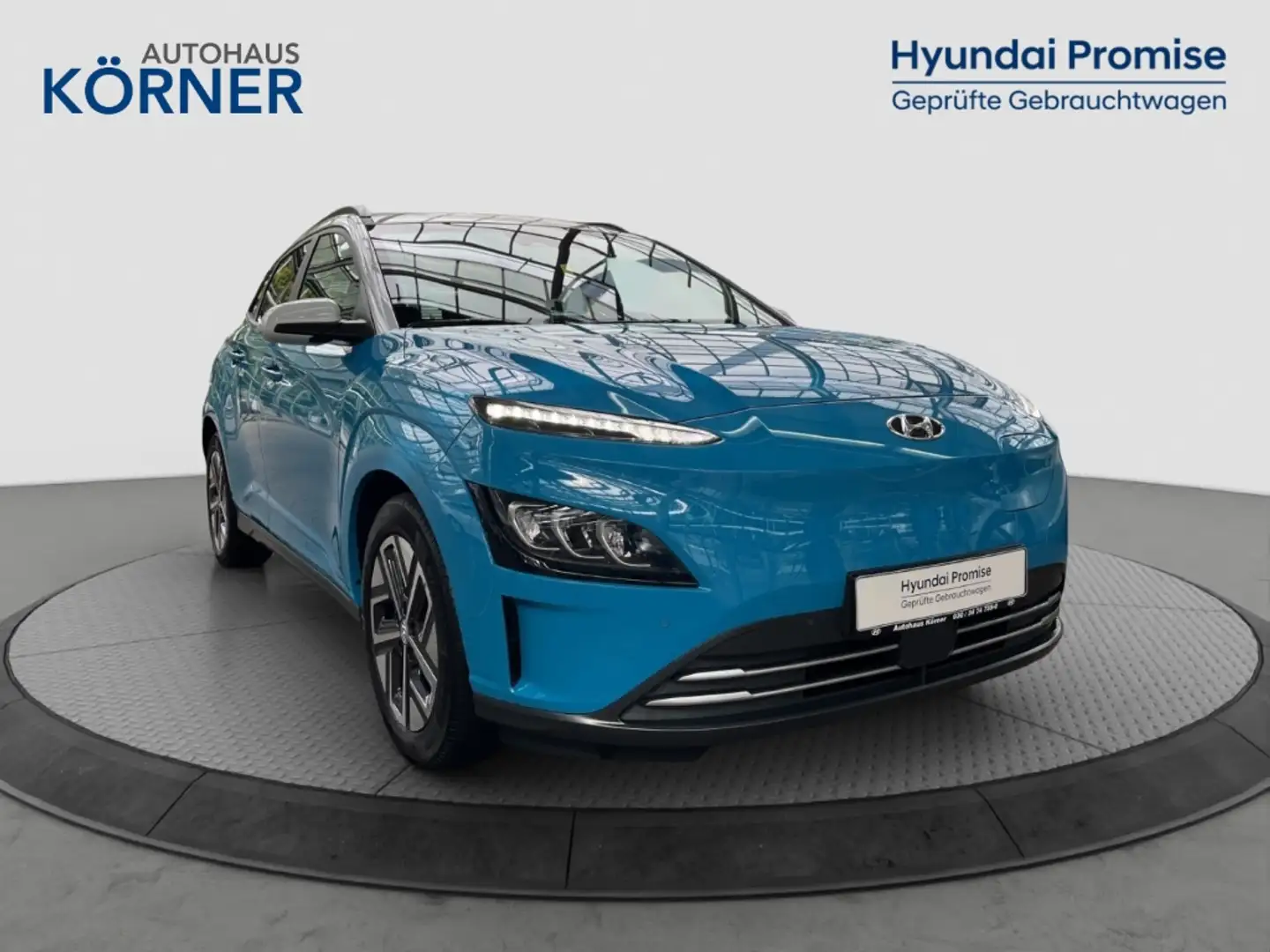 Hyundai KONA Electro PRIME (150kW) *HUD*LED*LEDER*KLIMASITZ* Bleu - 1