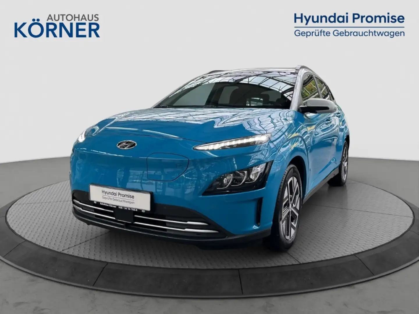 Hyundai KONA Electro PRIME (150kW) *HUD*LED*LEDER*KLIMASITZ* Bleu - 2
