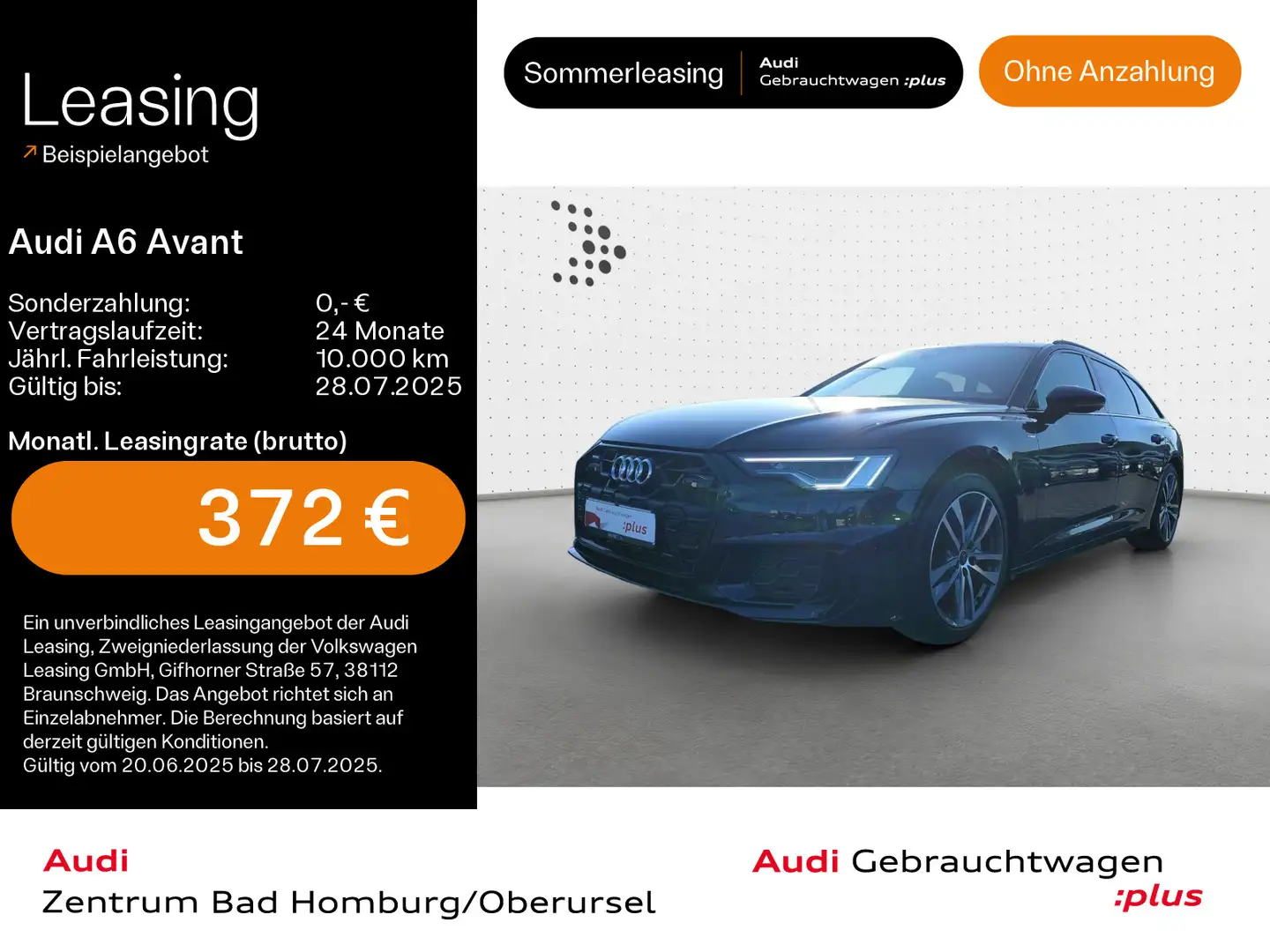 Audi A6 Design S line 40 TDI*HeadUp*Rückfahrkam Blau - 1