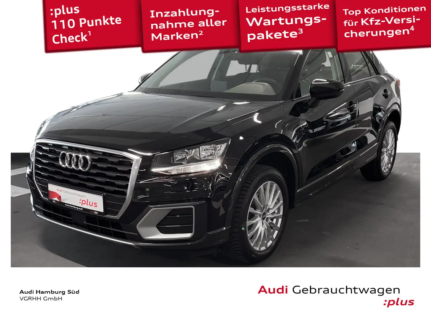 Audi Q2 30 TFSI design NAVI/DAB/GJ-REIFEN/SITZHEIZUNG Zwart - 1