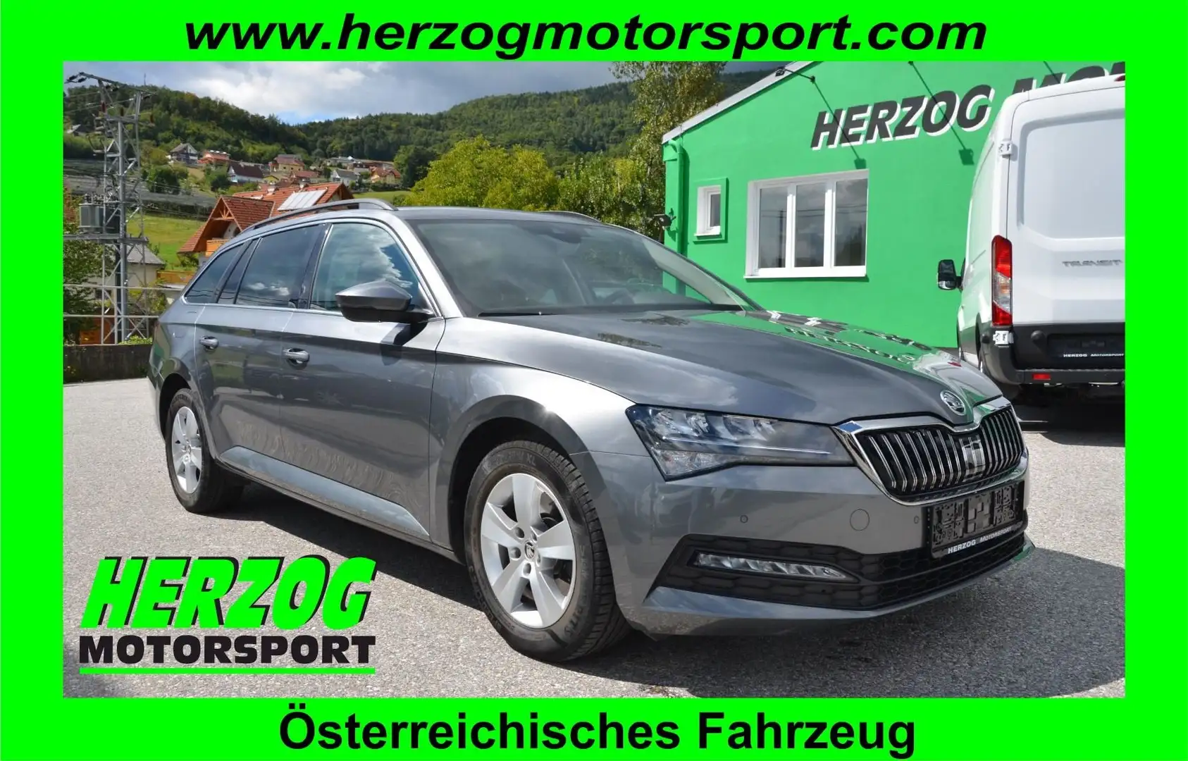 Skoda Superb Superb Kombi 2,0 TDI DSG LED VIRTUAL 1.Besitz Grau - 1