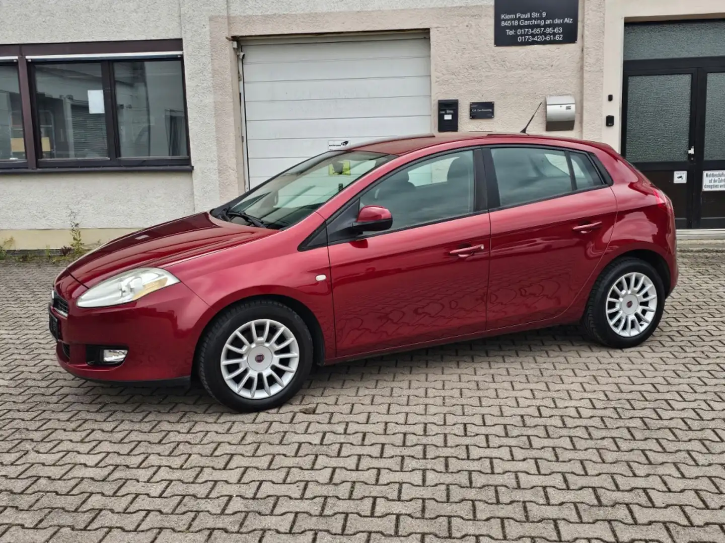 Fiat Bravo 1.4 16V T JET Dynamic AHK NAVI TOUCH FSA Rouge - 2
