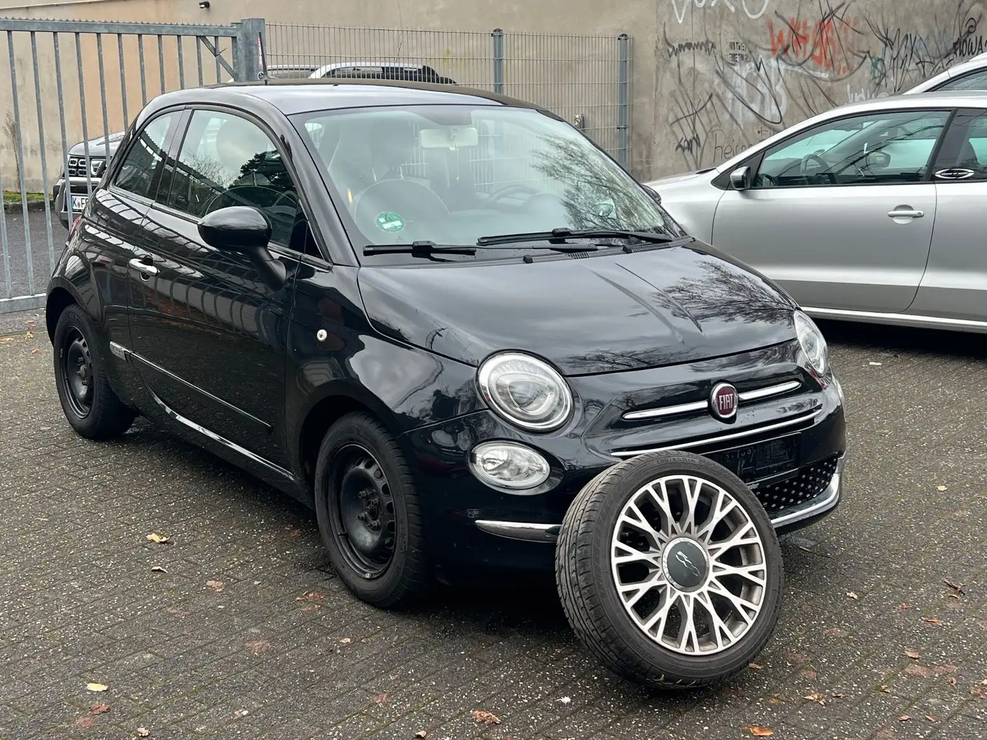 Fiat 500 Apple Carplay,Panorama,Garantie Nero - 2