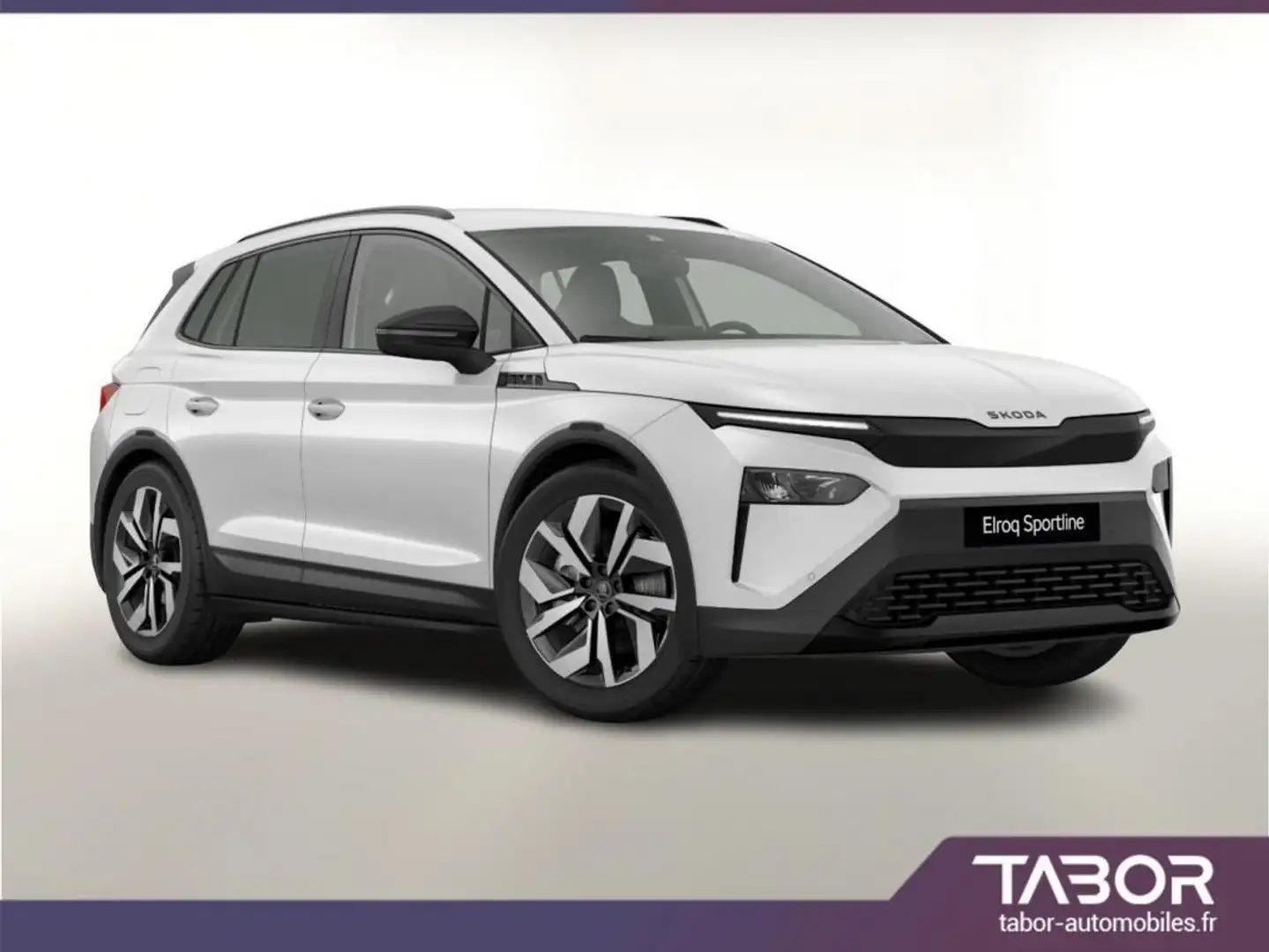 Skoda Elroq 85 Sportline LED Nav WinterP ACC Blanc - 1
