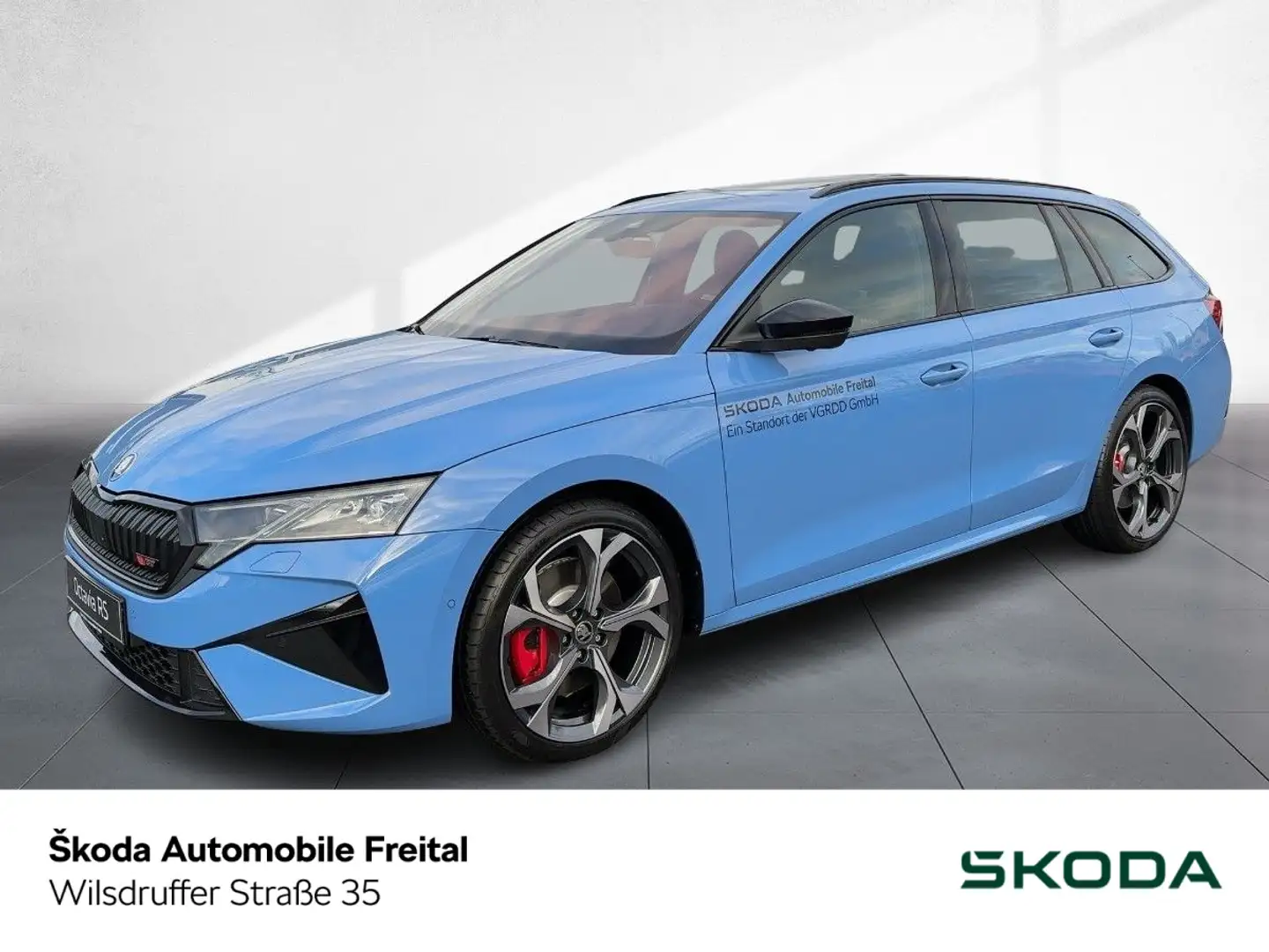 Skoda Octavia Combi RS 2,0 TSI DSG PANO DCC AHZV Bleu - 1