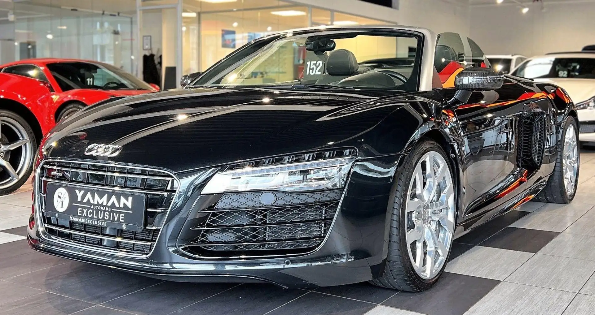 Audi R8 Spyder 5.2 V10 quattro*Keramik*Carbon*B&O*RFK Negro - 1