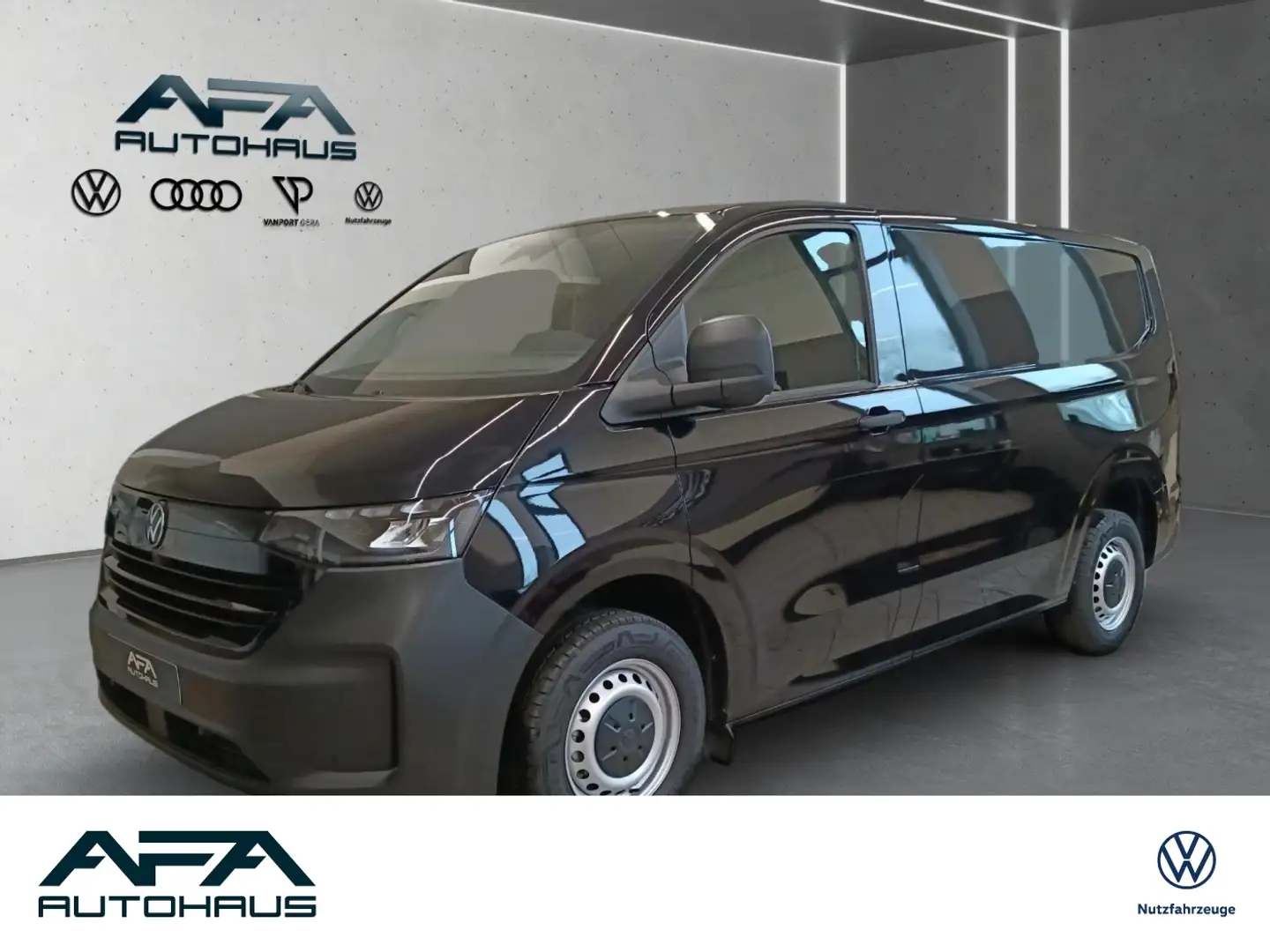 Volkswagen T7 Transporter Kasten TDI Navi*Vorb.AHK*Sortimo Negro - 1