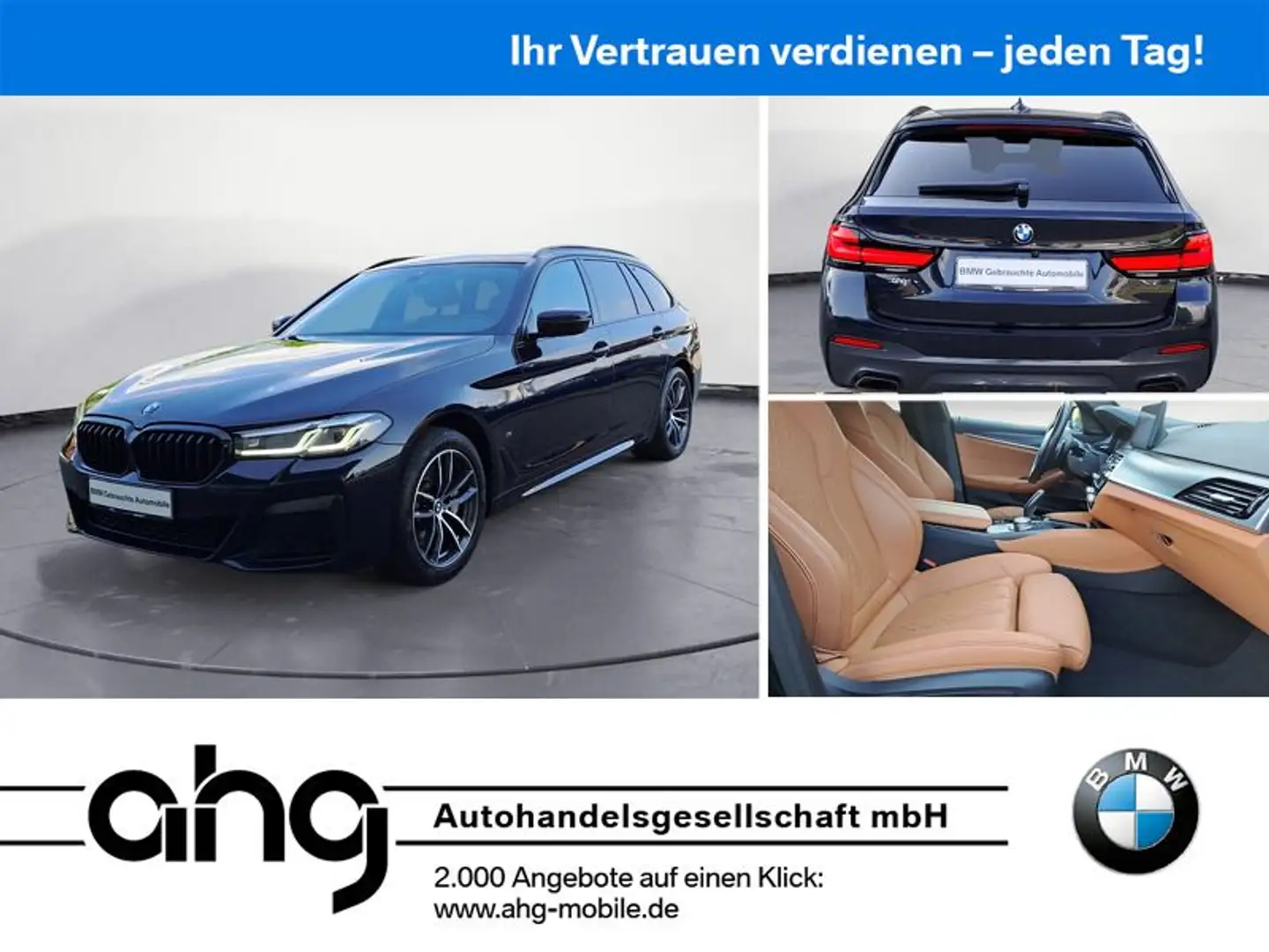 BMW 530 i Touring M SPORT Parking Assistant Harman Ka Schwarz - 1