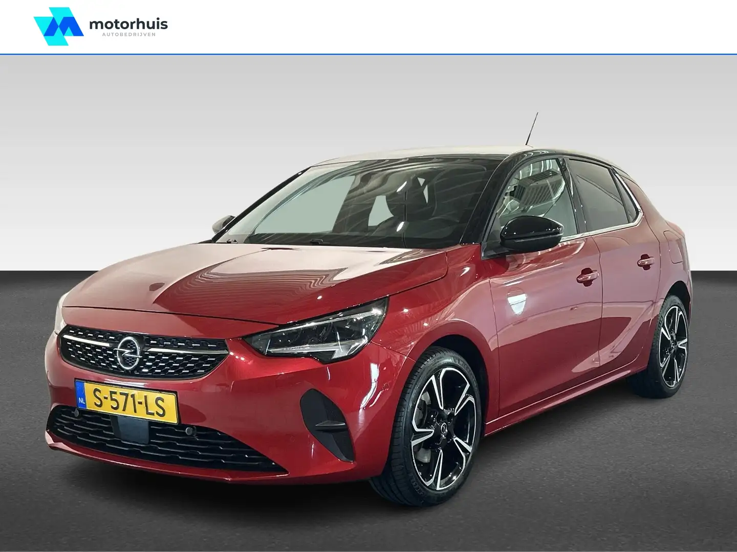 Opel Corsa 1.2 Turbo 100pk Elegance / APPLE CARPLAY Rojo - 1