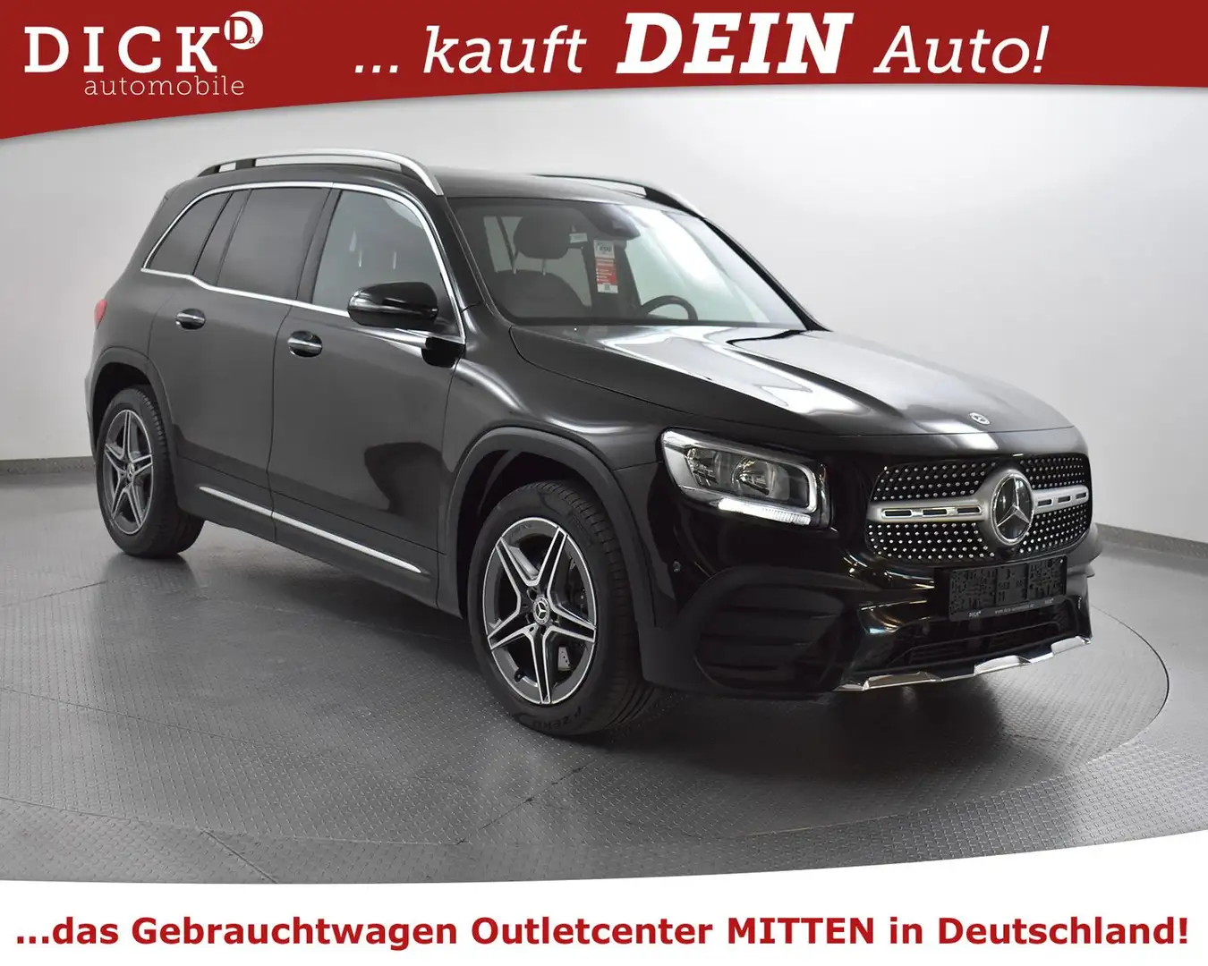 Mercedes-Benz GLB 220 GLB220d 4M AMG Line NAVI+LEDER+SHZ+VIRTU+ACC+19" Noir - 1