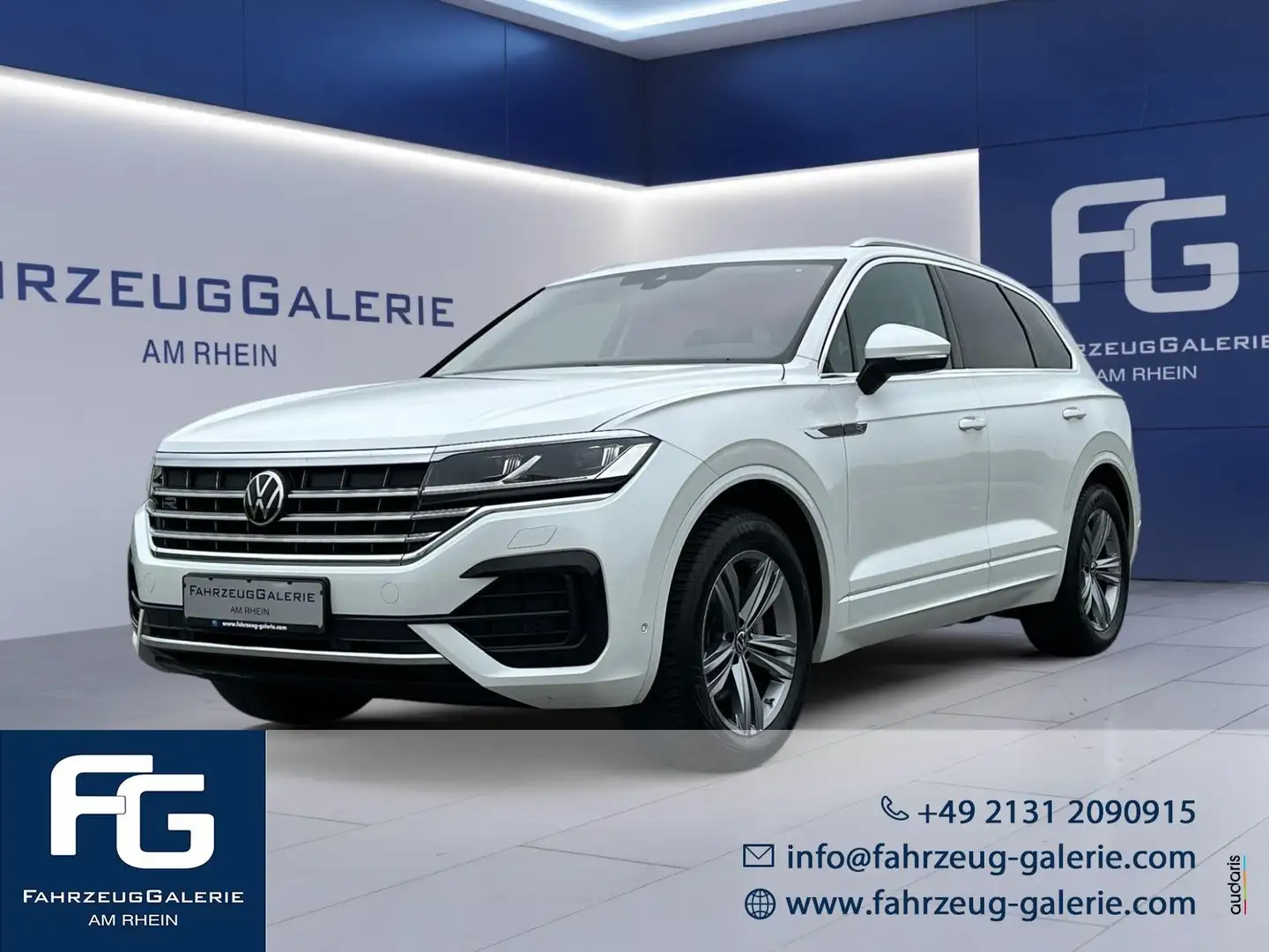 Volkswagen Touareg 4Motion 3.0 V6 TDI Metallic R-Line AHK Blanc - 1