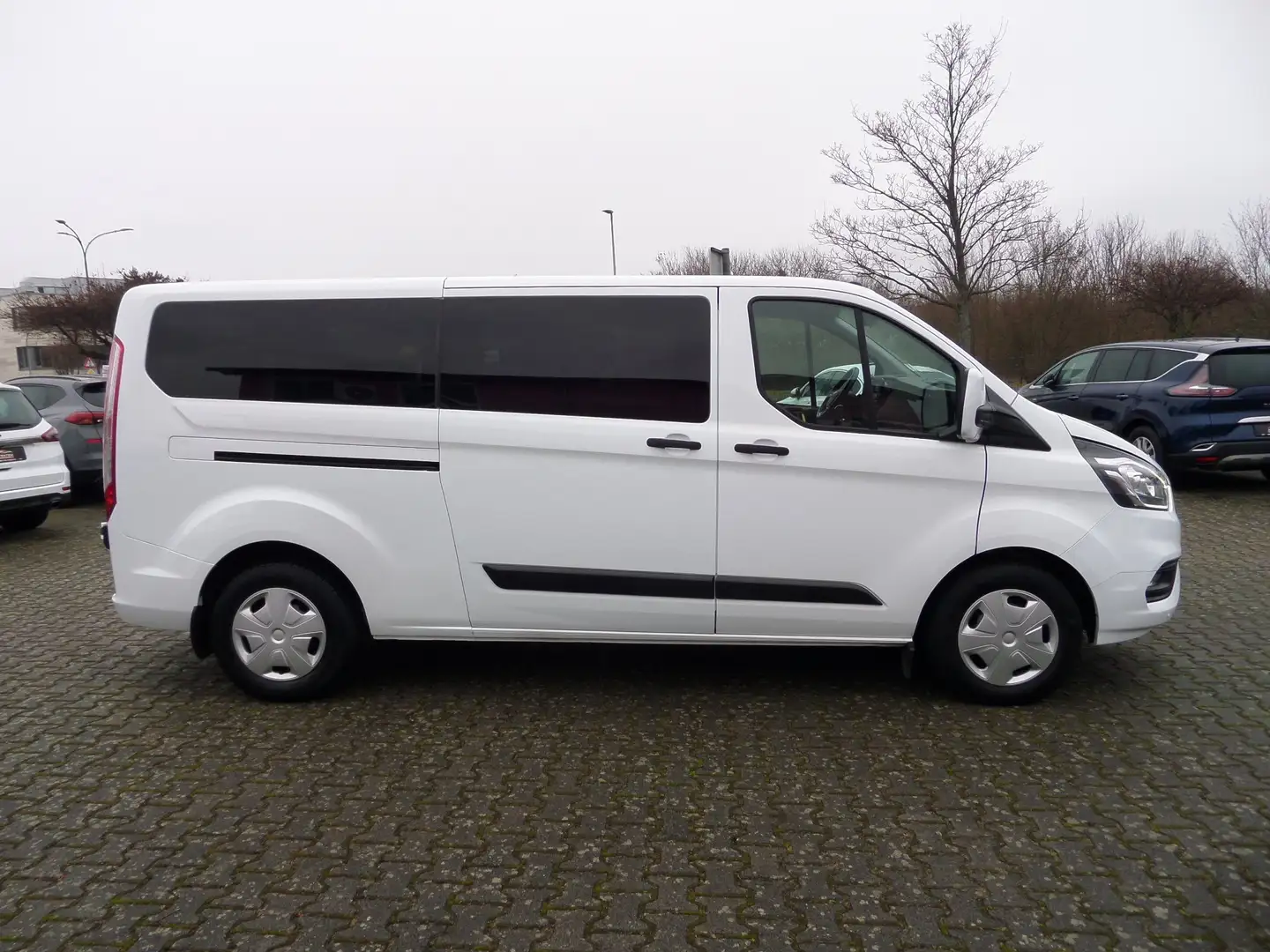 Ford Transit Custom 340 L2+Zahnriemen-NEU+Klima+SHZ+PDC+9-Sitzer Blanc - 1