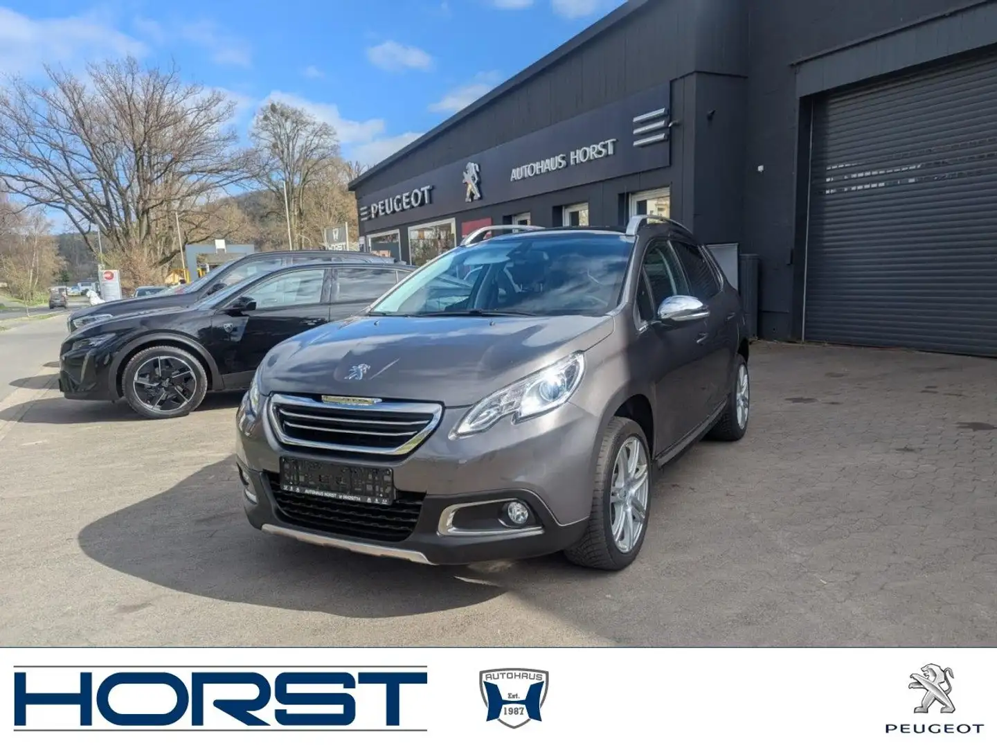 Peugeot 2008 Allure Panoramadach Einparkh. Klima Sitzh. Grau - 1