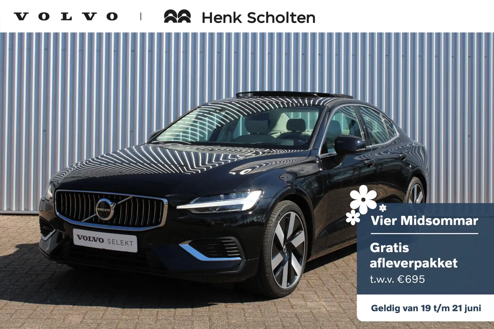 Volvo S60 Recharge T6 AWD Ultimate Bright | Long Range | Har Zwart - 1