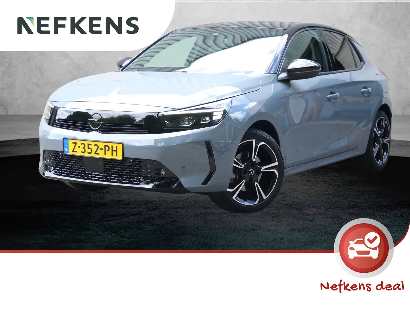 Opel Corsa 1.2 Turbo Ultimate | Alcantara stoelen met stoelve Grijs - 1