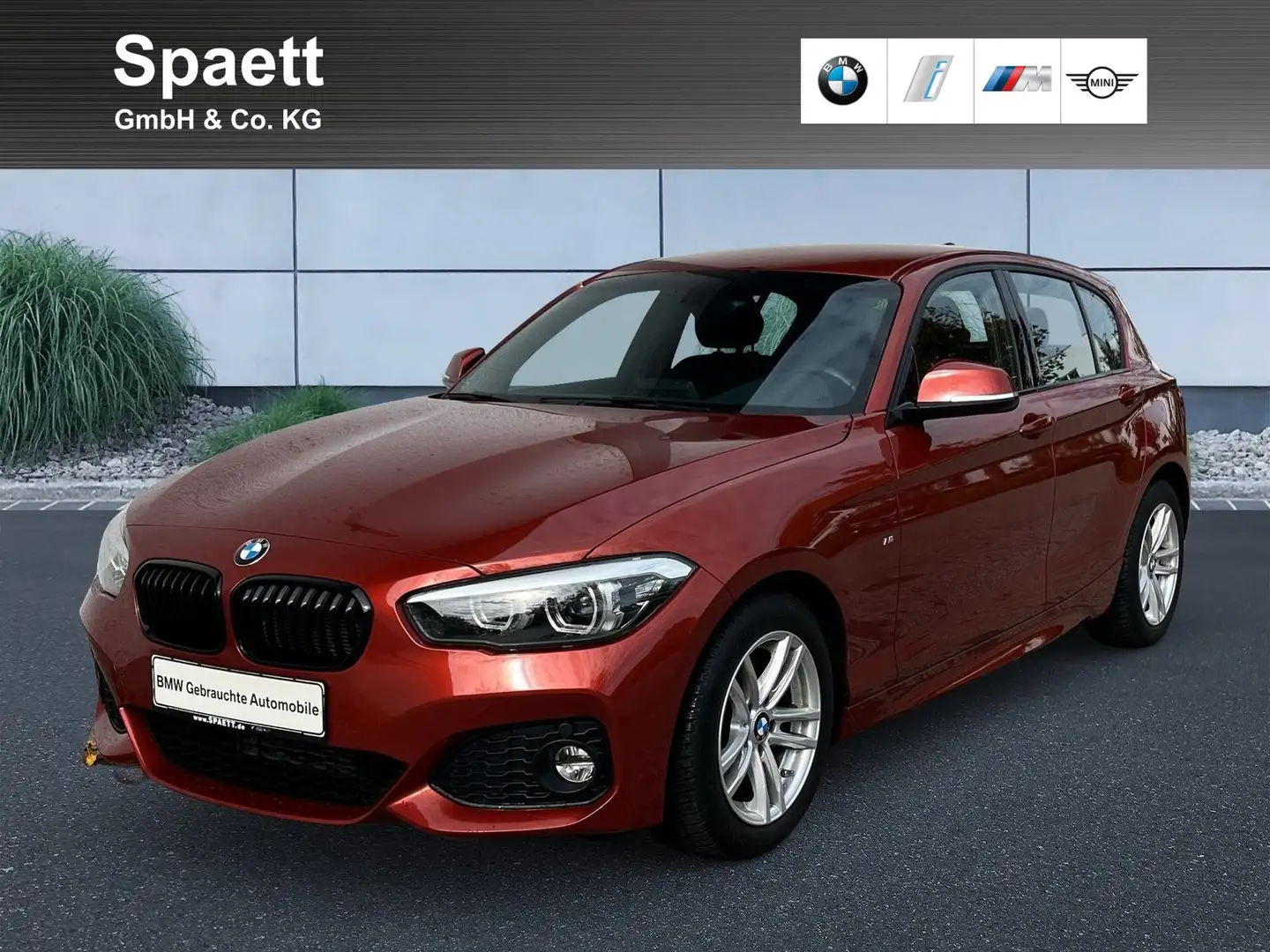 BMW 118 d 5-Türer LED Tempomat USB Klimaaut. Shz PDC Orange - 1