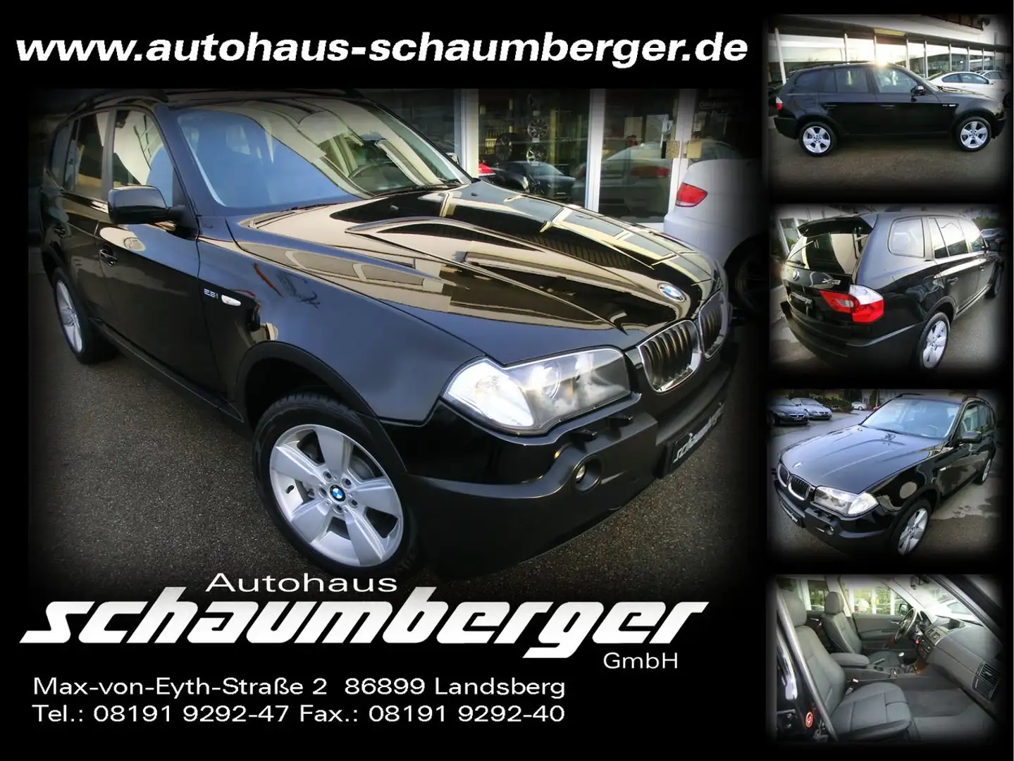 BMW X3 2.5i * Xenon * Navi * Panorama * AHK * 2.Hd. Schwarz - 1