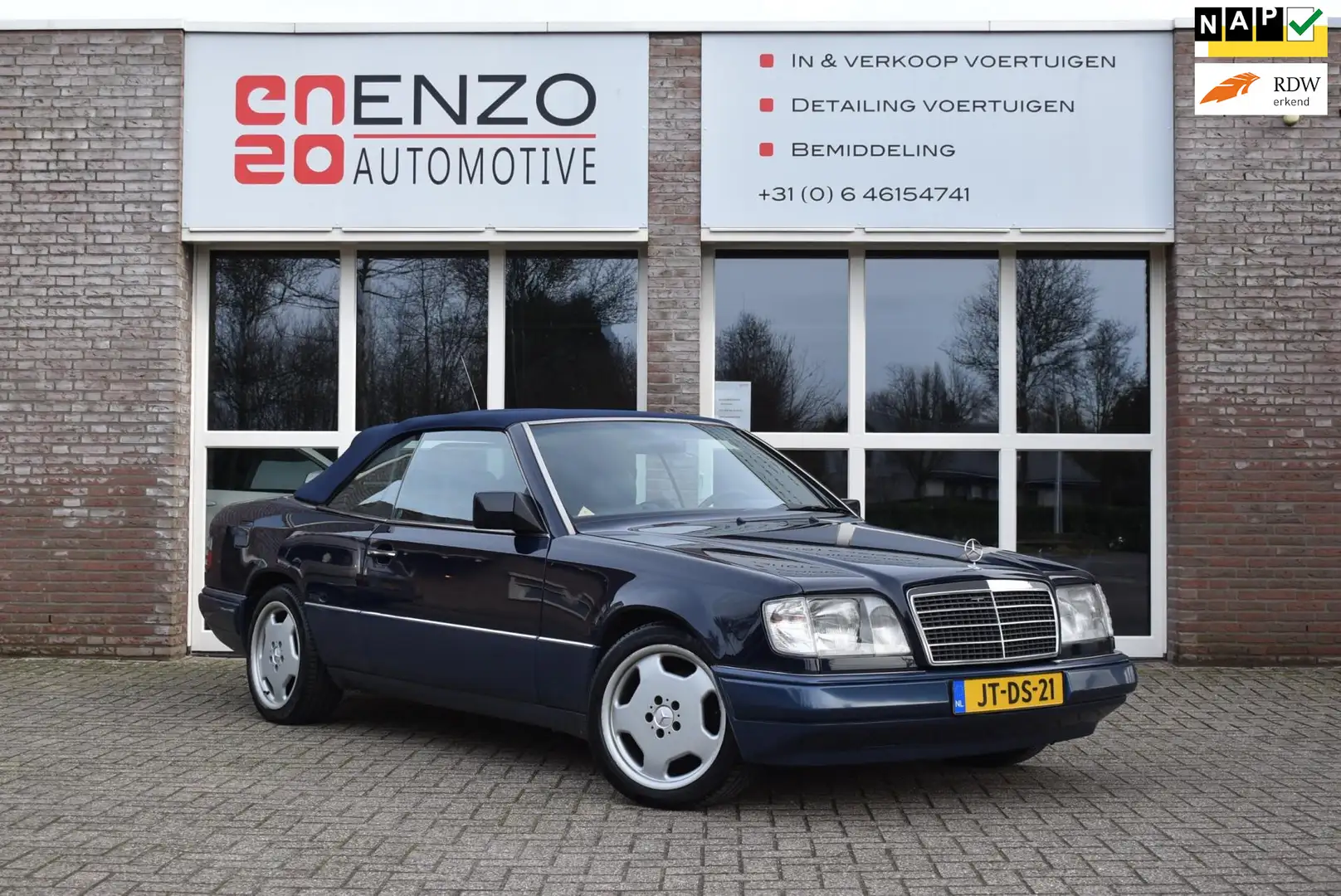 Mercedes-Benz E 320 Cabrio Two-tone Nieuwstaat Vol opties Blauw - 1