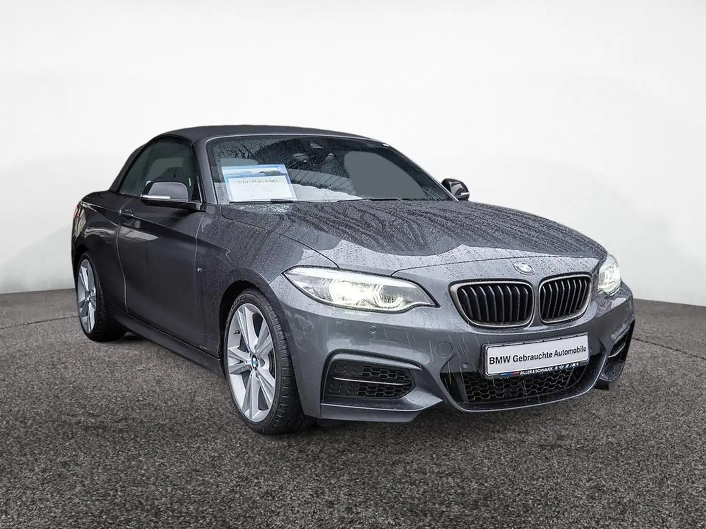 BMW 240 Mi Cabrio xDrive NAVI+LED+KAMERA+MEMORY+KL Grau - 2