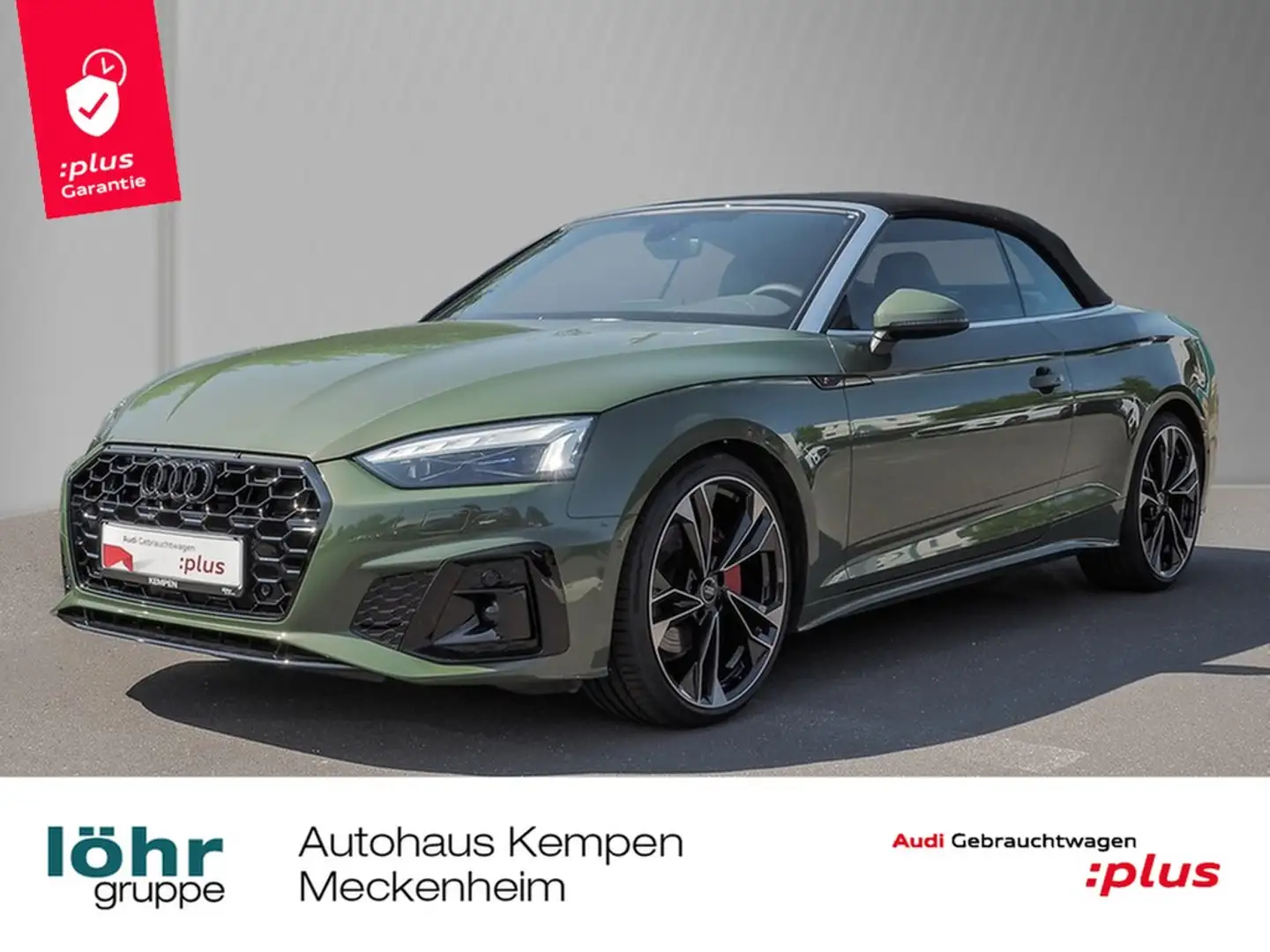 Audi A5 Cabrio 40 TDI S line Comp. 20" Edition Matrix Grün - 1