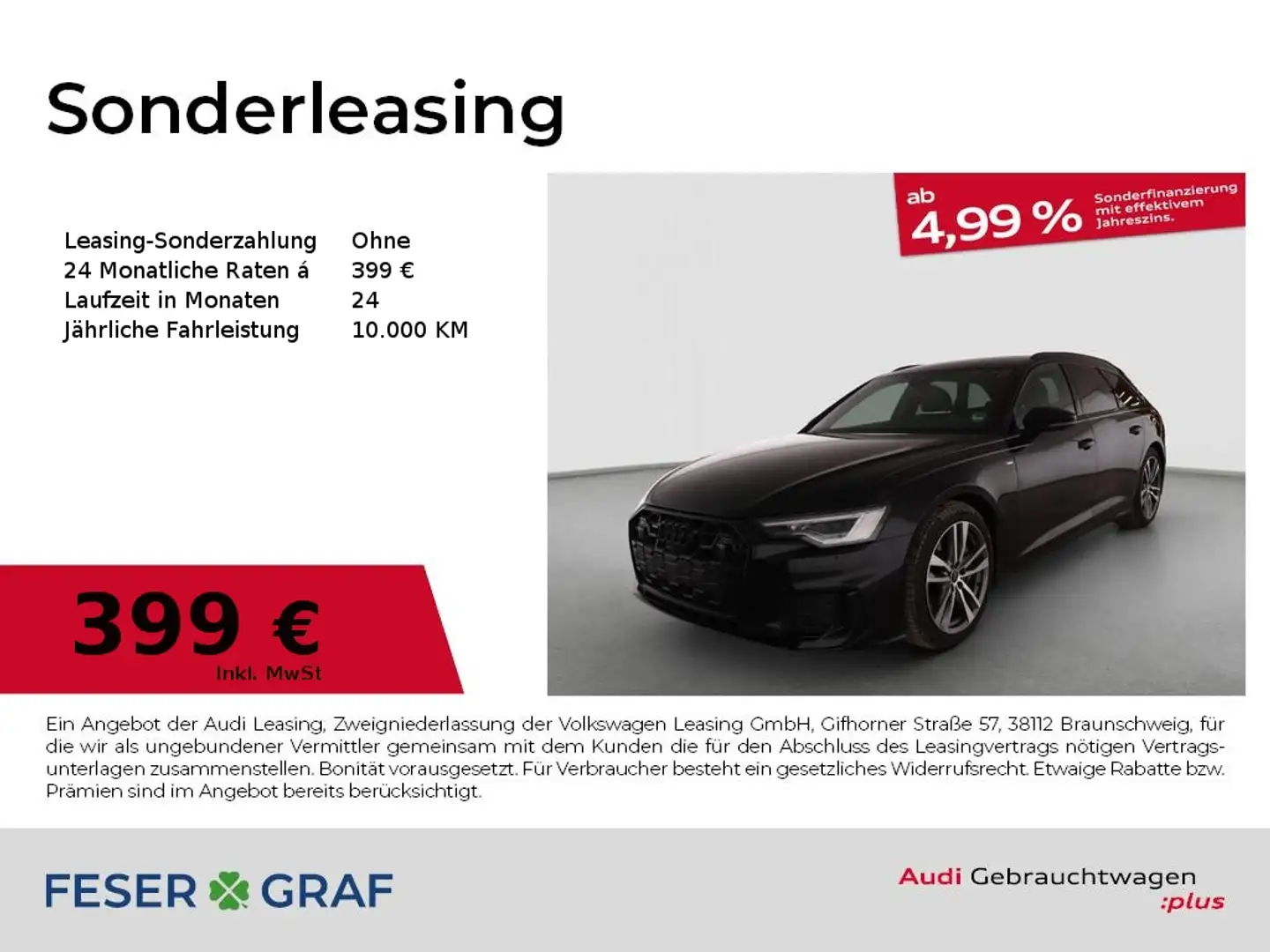 Audi A6 Avant 50 TFSI e Design S tronic S- line/Matrix LED Schwarz - 1
