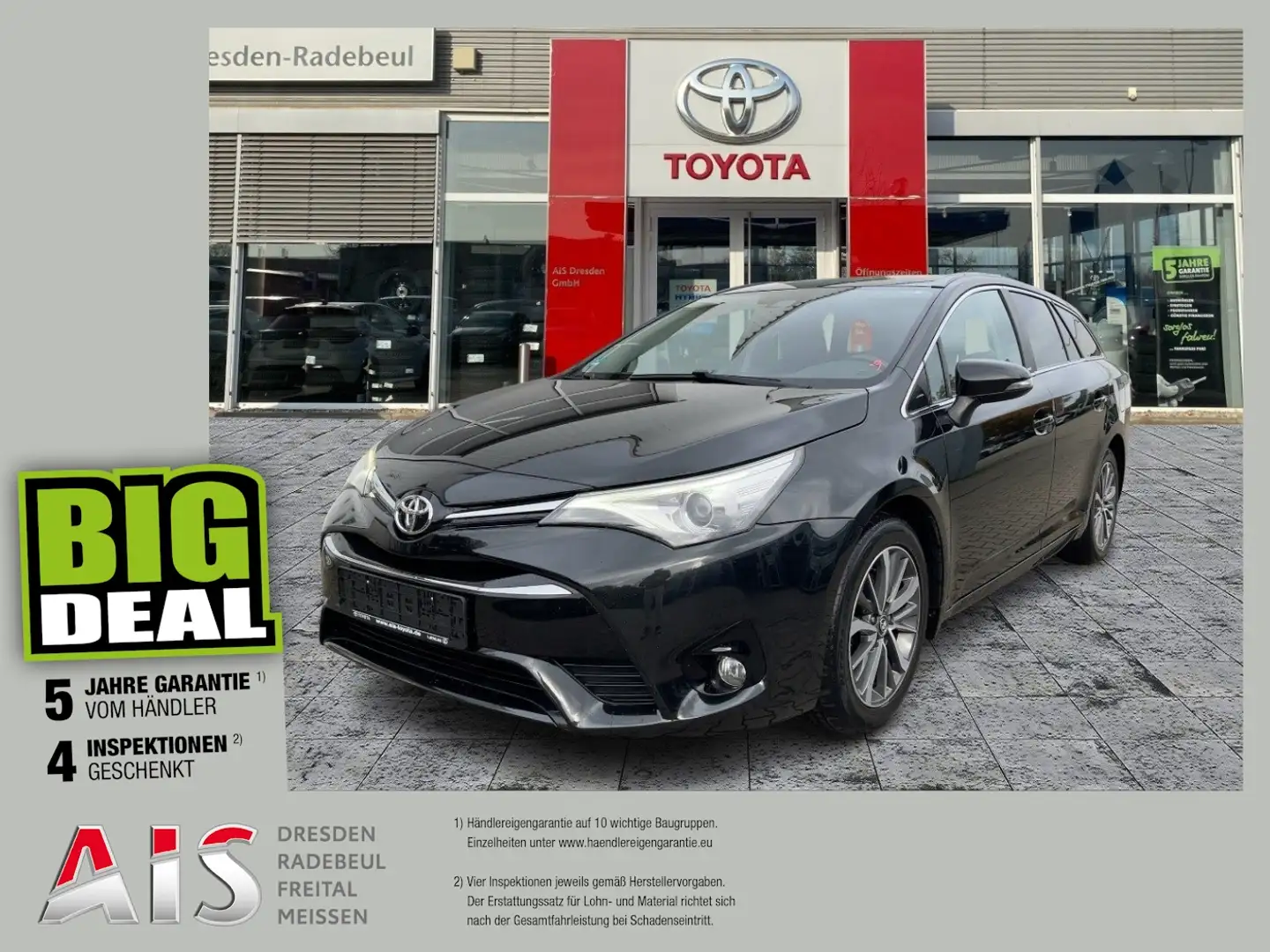 Toyota Avensis TS 1.8 Edition-S Navi*DAB*KAM*SHZ Zwart - 1