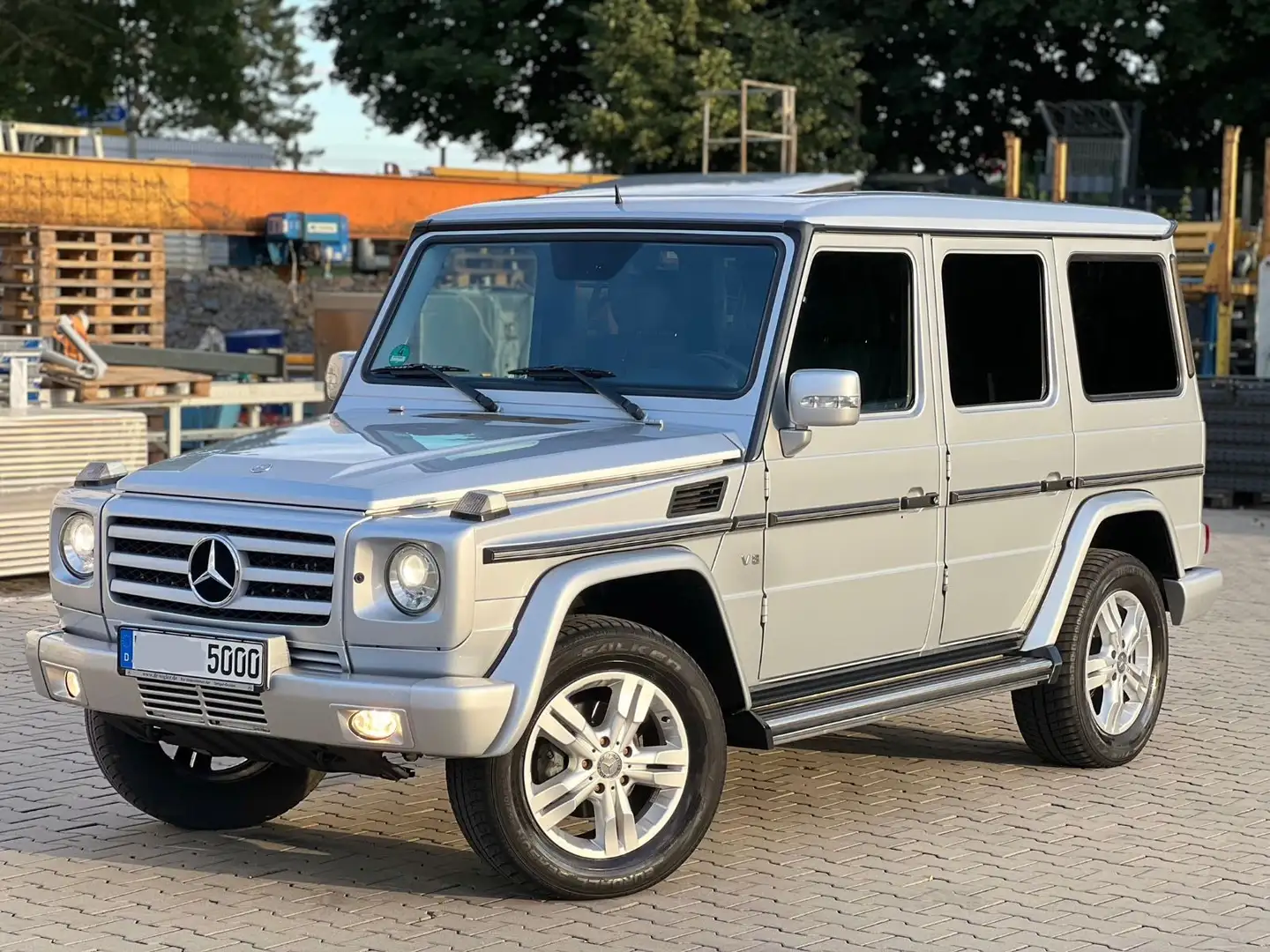 Mercedes-Benz G 500 v8 Silberpfeil SchiebeD. RFK Tausch Mö. Argent - 1