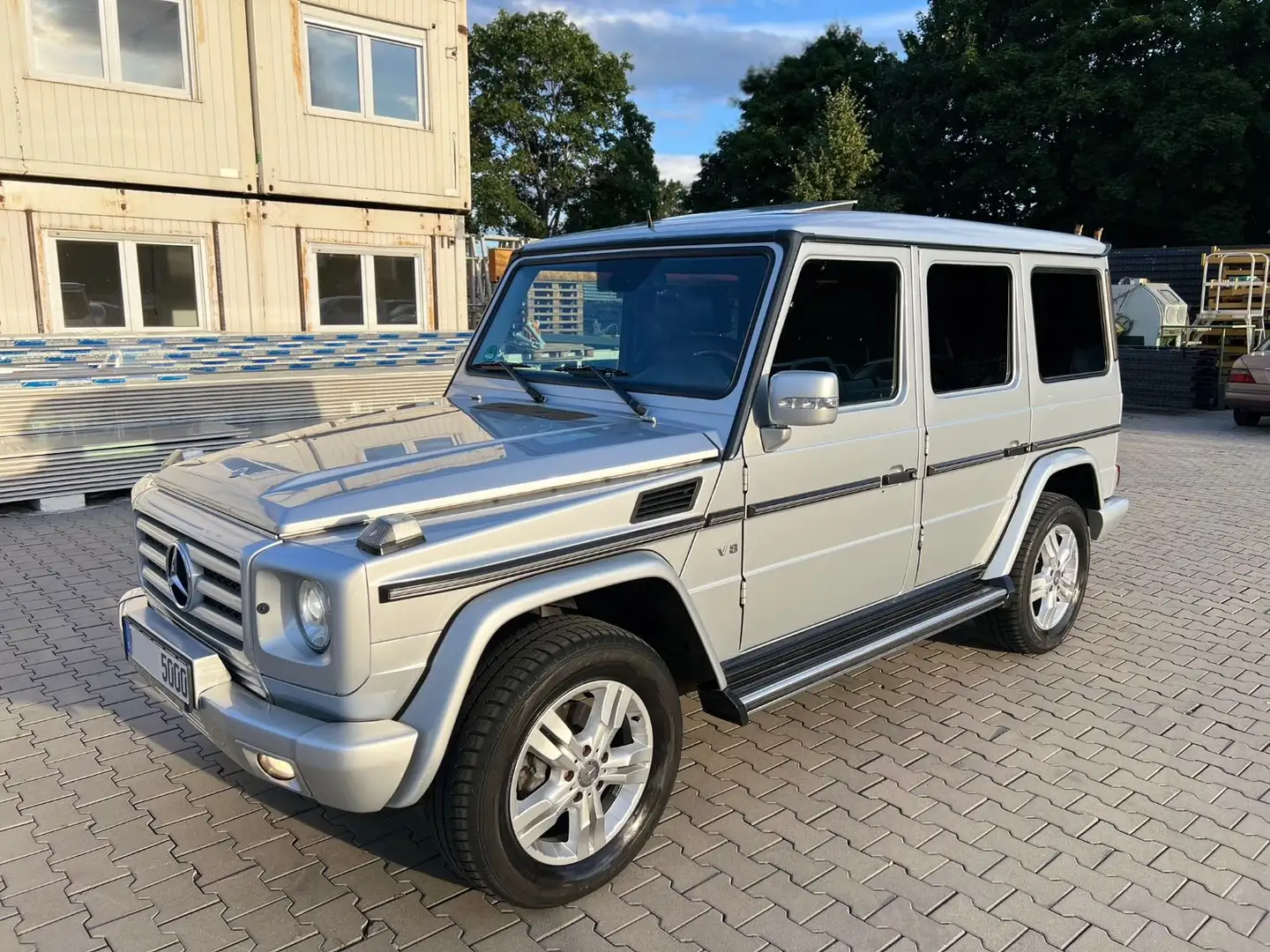 Mercedes-Benz G 500 v8 Silberpfeil SchiebeD. RFK Tausch Mö. Argent - 2