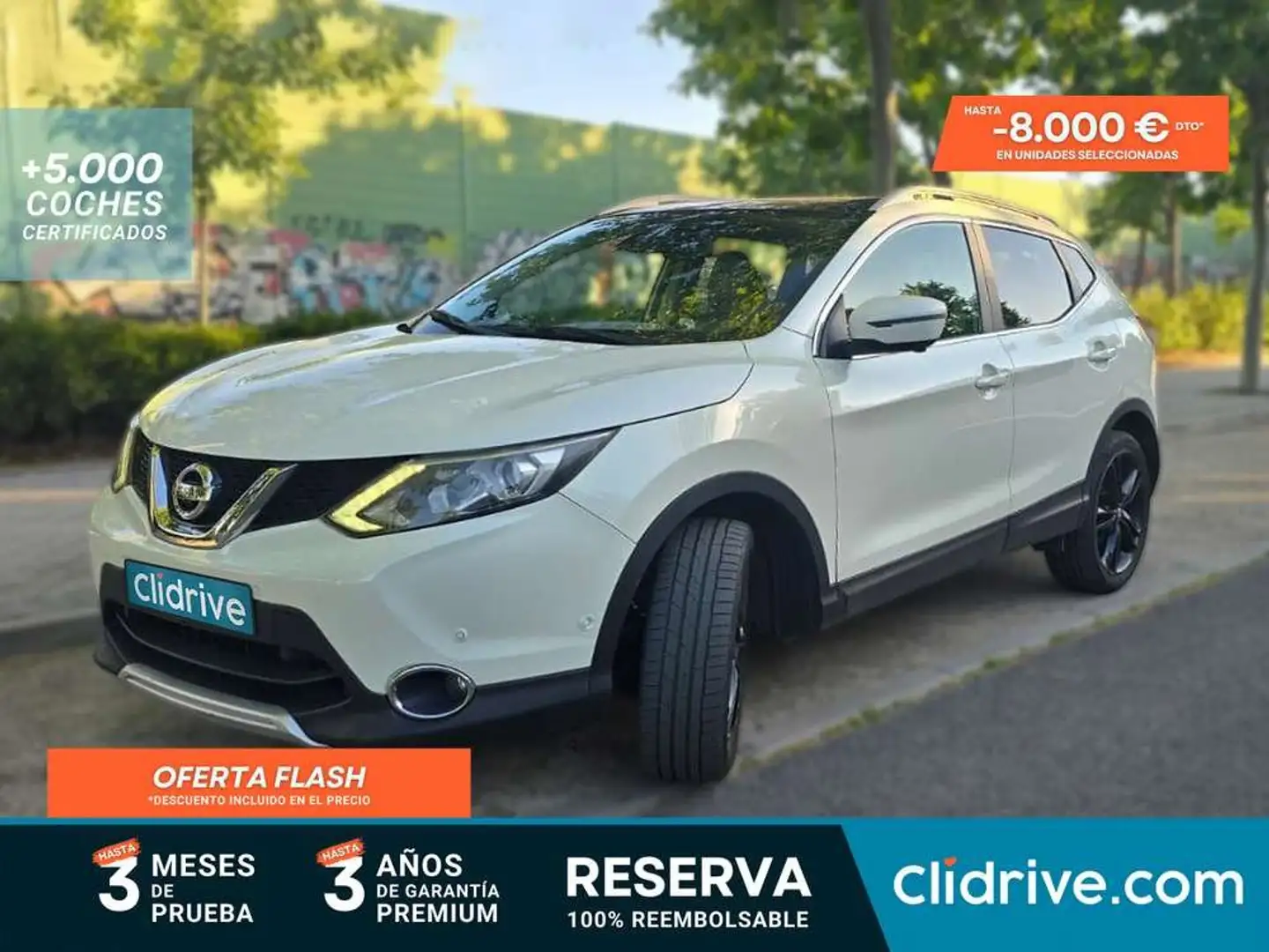 Nissan Qashqai 1.6dCi Black Edition 4x4-i Blanco - 1