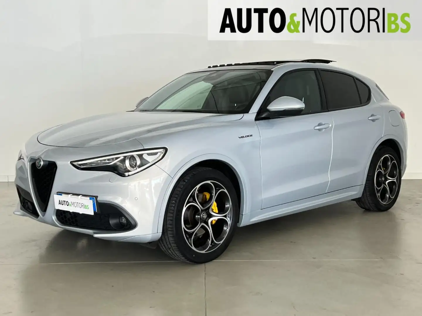 Alfa Romeo Stelvio 2.2 Turbodiesel 210 CV AT8 Q4 Veloce Grigio - 1