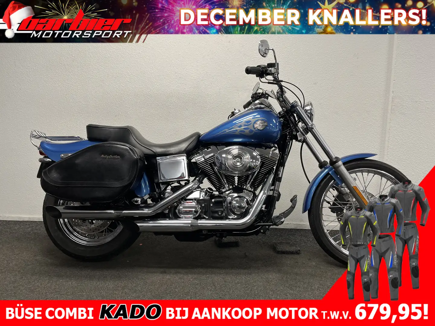 Harley-Davidson Dyna Wide Glide HARLEYDAVIDSON FXDWG Modrá - 1