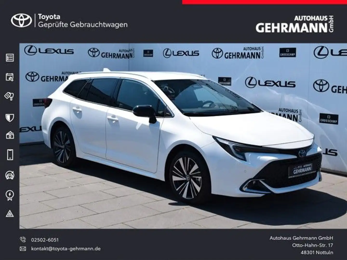 Toyota Corolla Touring Sports Hybrid Teamplayer 1,99% Weiß - 1