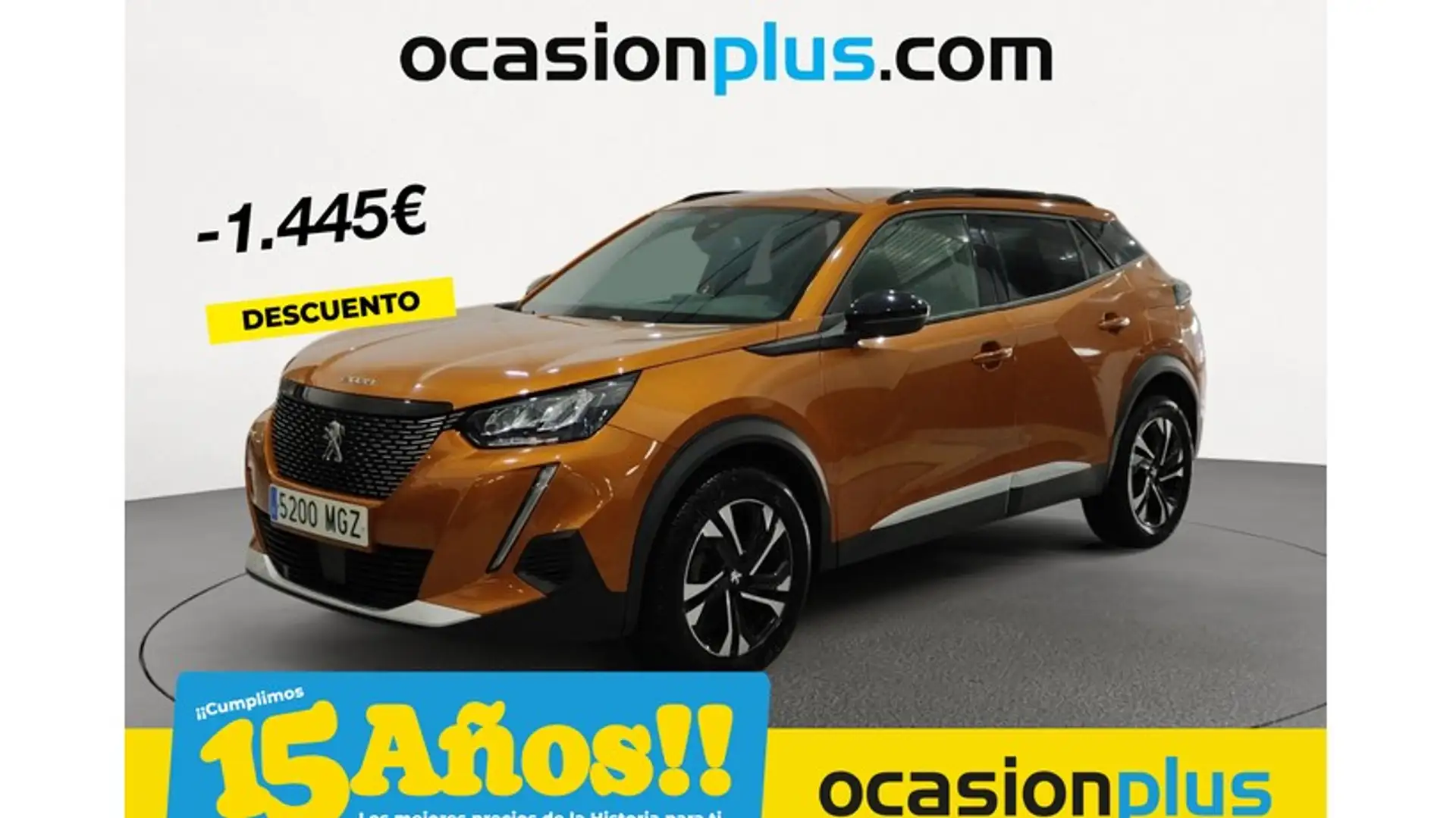 Peugeot 2008 1.2 PureTech S&S Allure 100 Orange - 1
