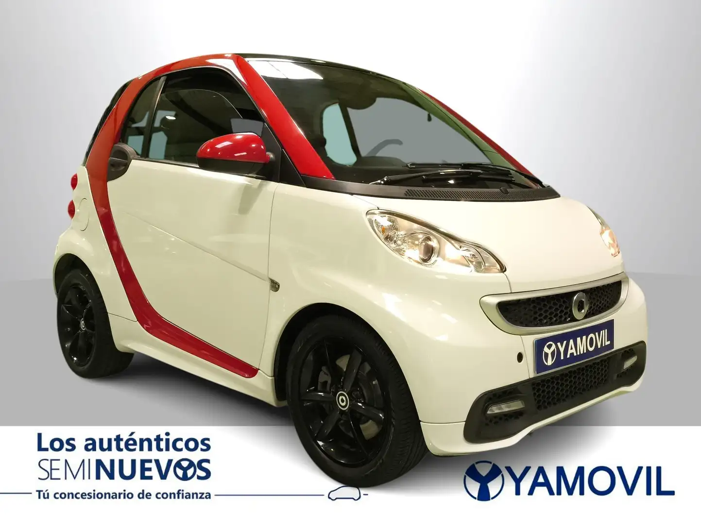 smart forTwo Coupé 52 mhd Passion Aut. Blanc - 2