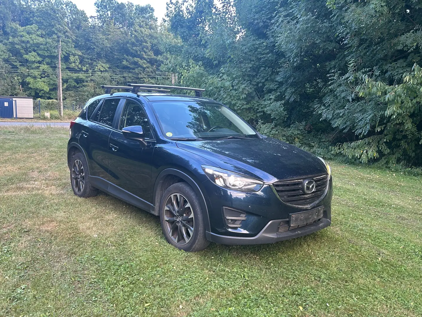 Mazda CX-5 4WD-Euro 6b-xenon-cuir-gps-jantes-Full options Niebieski - 1