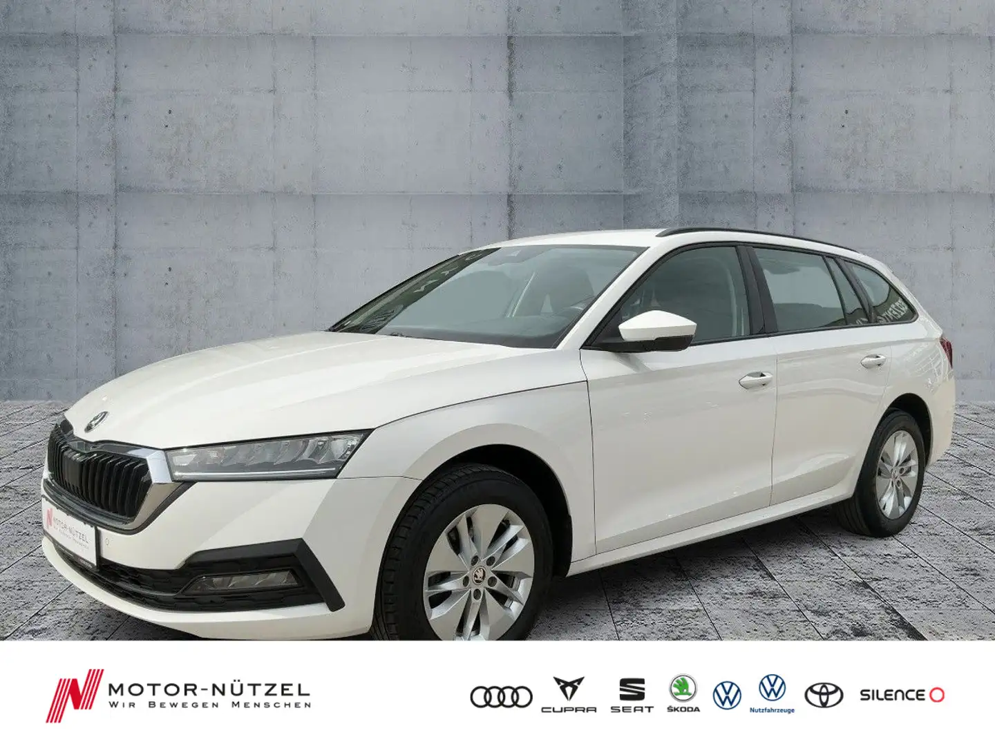 Skoda Octavia Combi 2.0TDI AMBITION LED+NAV+ACC+SHZ+VC Weiß - 1