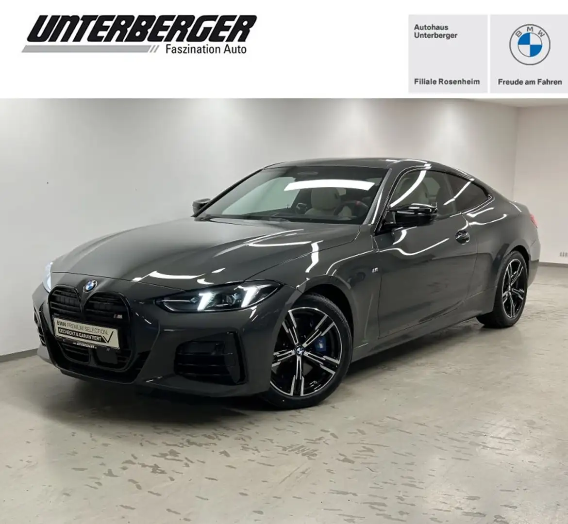 BMW 440 M440d xDrive Coupé Harman/Kardon DA. Prof. PA. Plu Grau - 1
