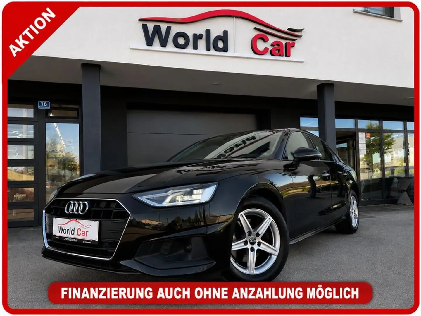 Audi A4 30 TDI S-tronic LED-NAVI-ACC Schwarz - 1