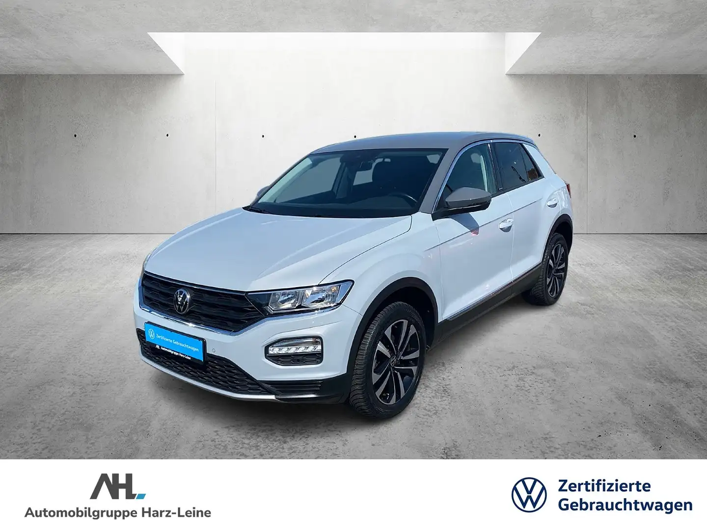 Volkswagen T-Roc 1.5 TSI United DSG Navi ACC AHK RFK SHZ Blanc - 1