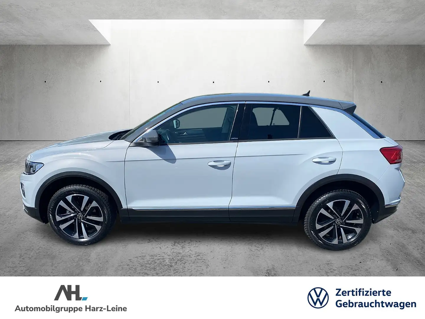 Volkswagen T-Roc 1.5 TSI United DSG Navi ACC AHK RFK SHZ Blanc - 2