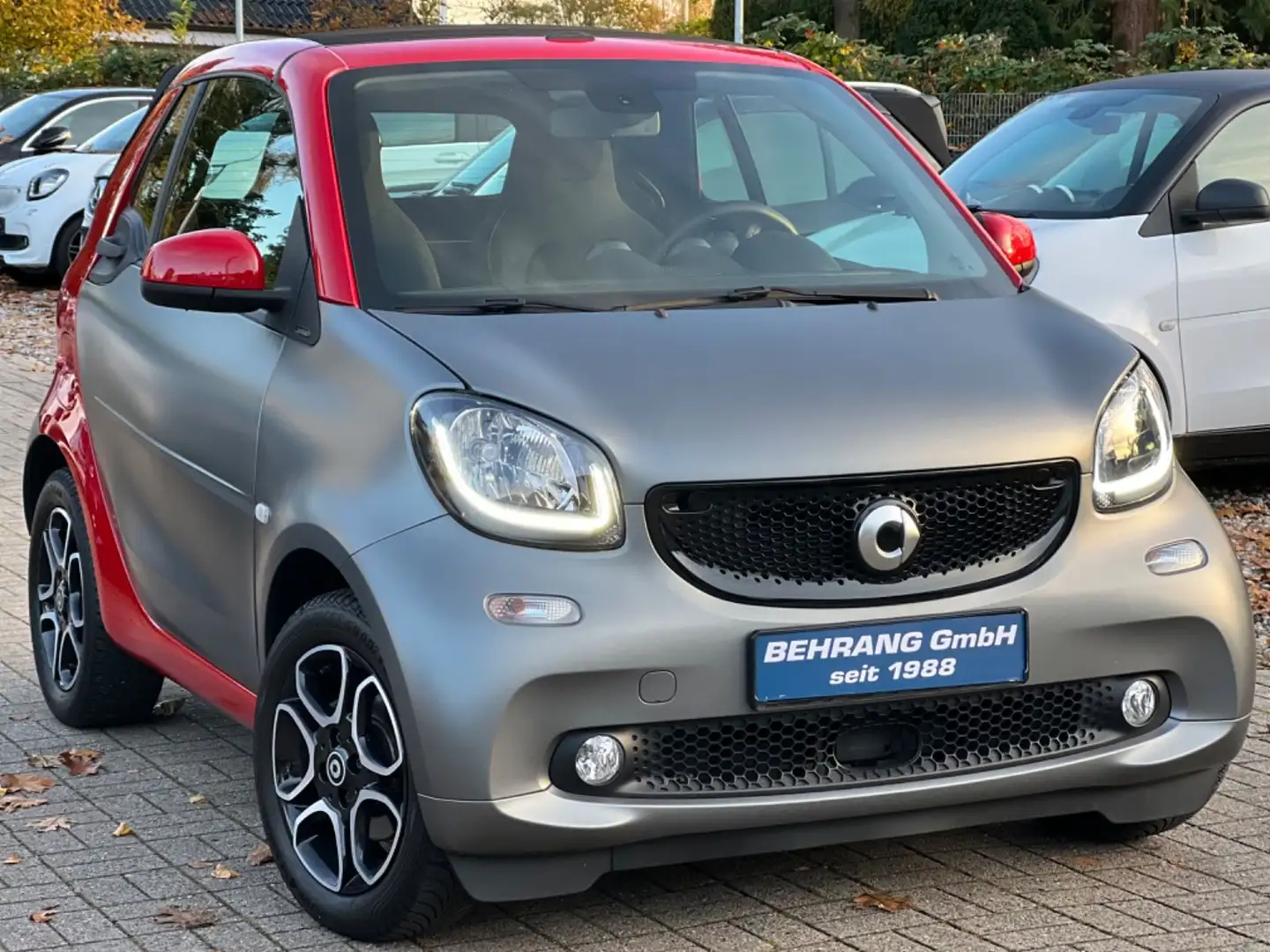 smart forTwo CABRIO*TURBO*PASSION* Grau - 1