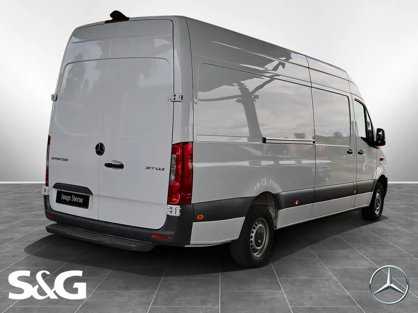 Mercedes-Benz Sprinter 317 CDI Kasten Hochdach Lang MBUX Weiß - 2