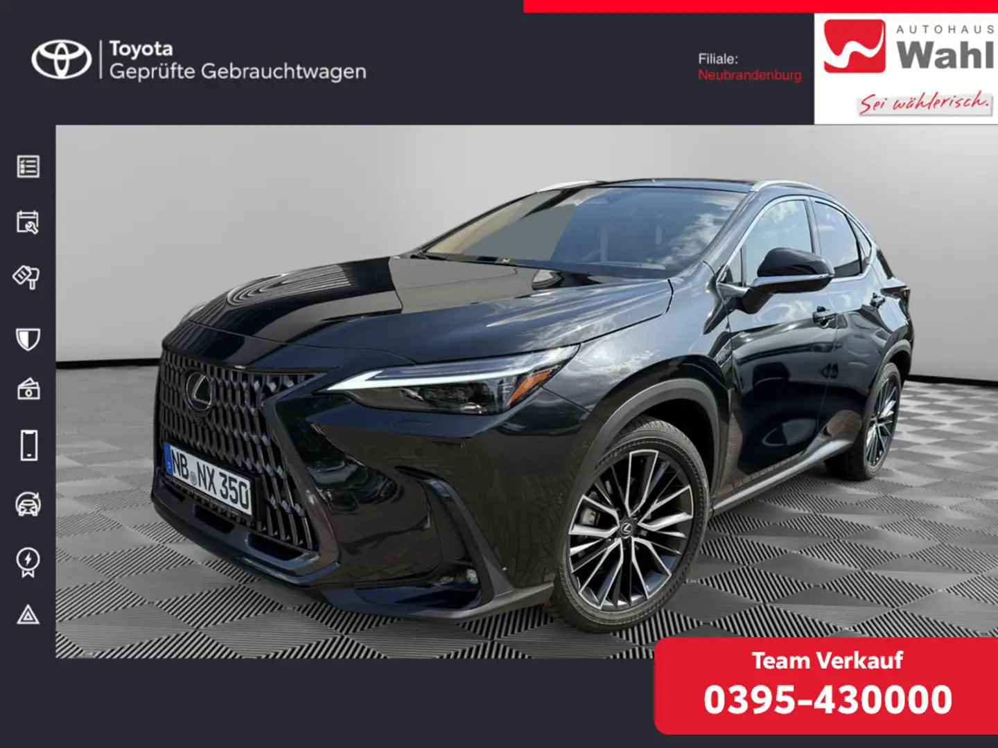 Lexus NX 350h Luxury Line Panoramadach Allrad Schwarz - 1