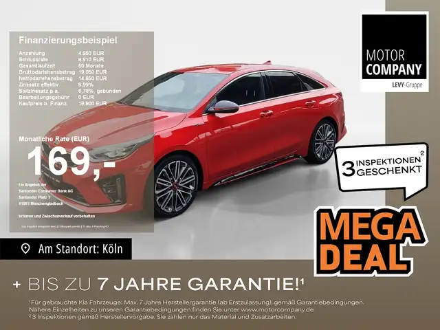 Kia ProCeed / pro_cee'd ProCeed 1.6 T-GDI GT Allwetter+Navi+JBL+SHZ+Klima
