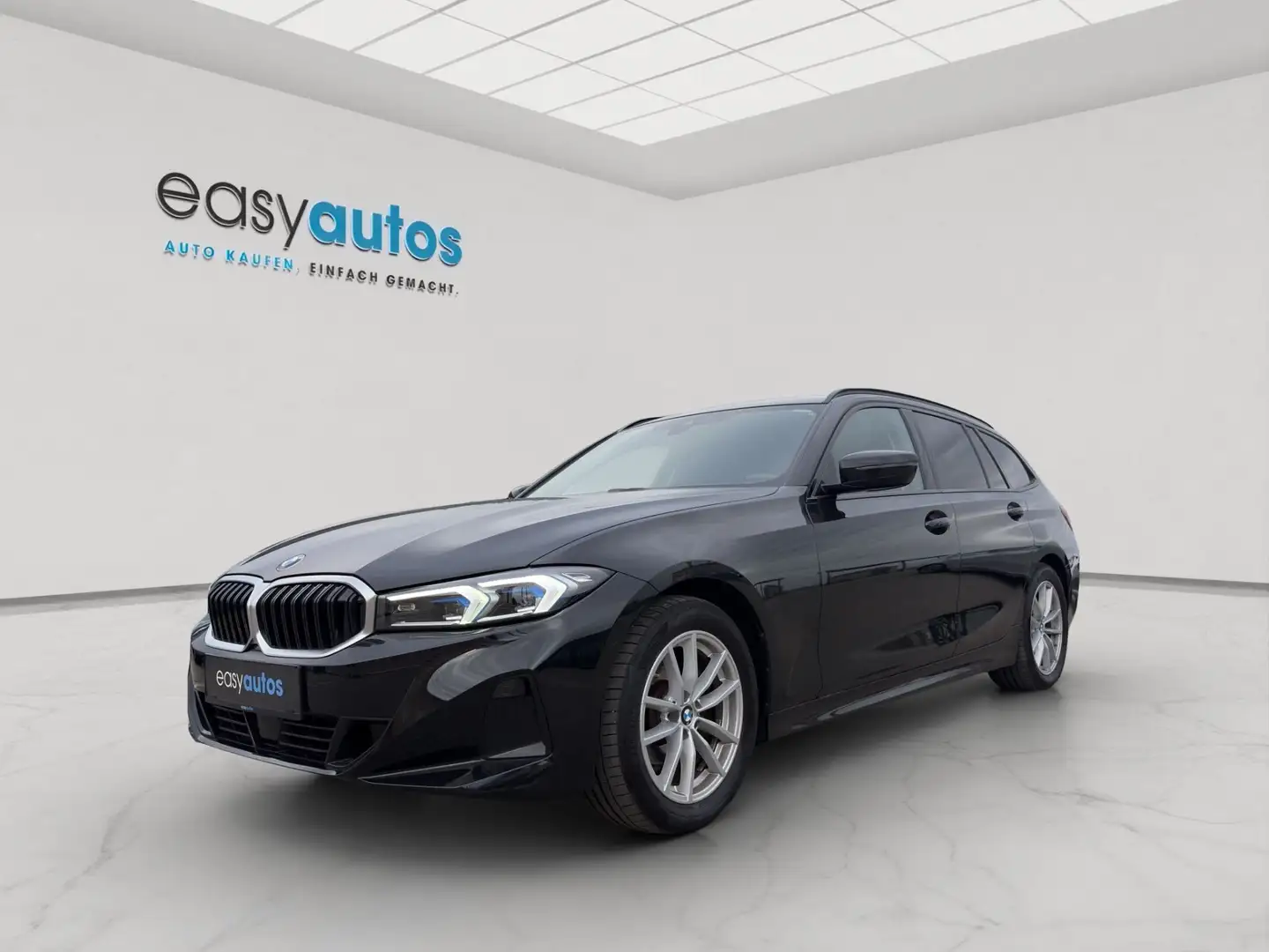 BMW 318 d 48 V Touring Aut.;R-KAMERA;ACC;HEADUP;LED;SITZH Schwarz - 1